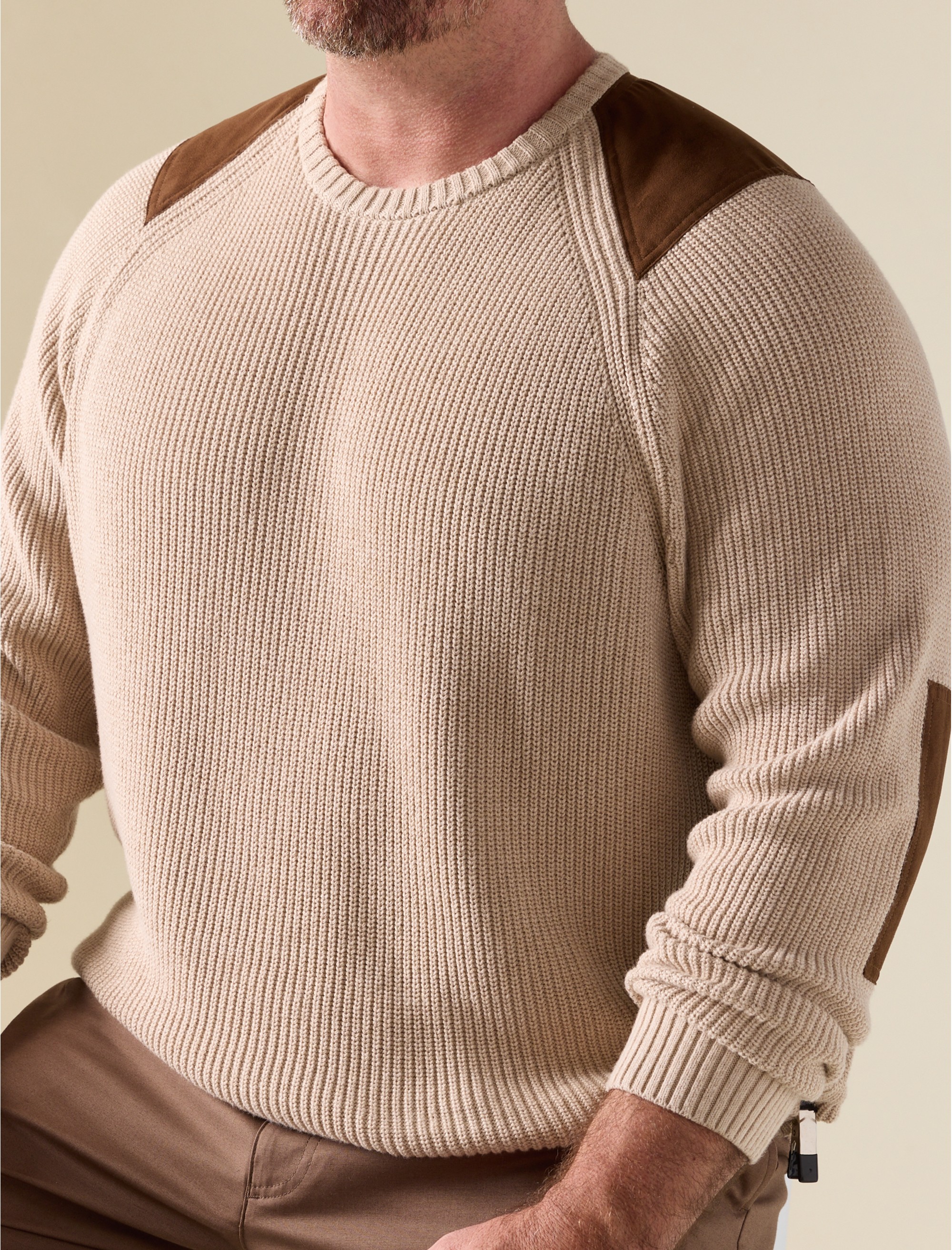 Crewneck Patch Sweater - thumbnail 3
