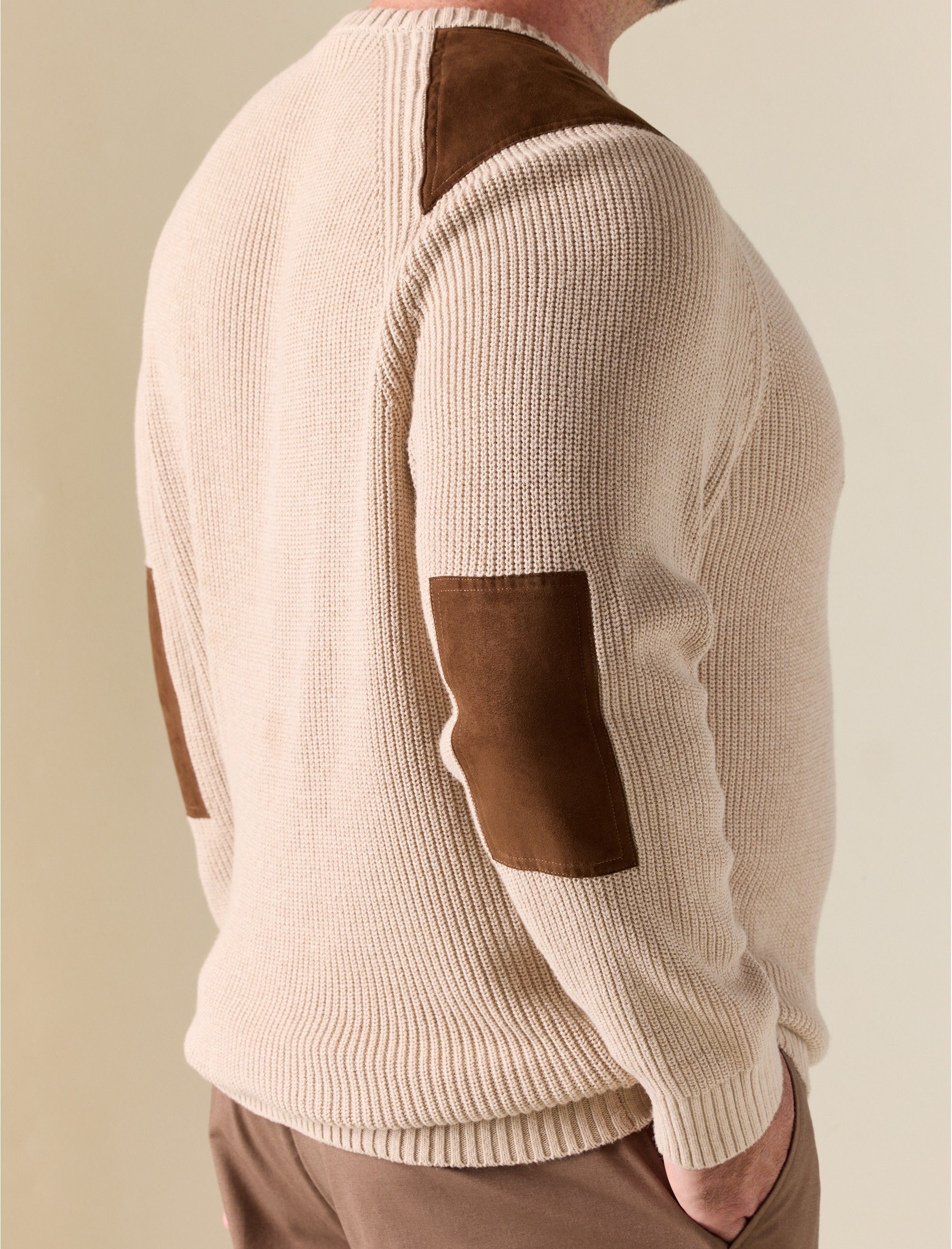 Crewneck Patch Sweater - thumbnail 4