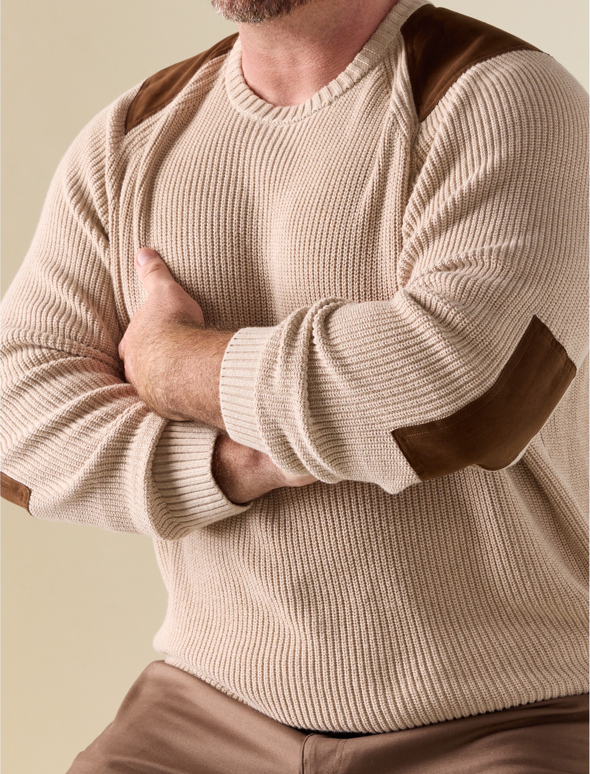 Crewneck Patch Sweater - thumbnail 5