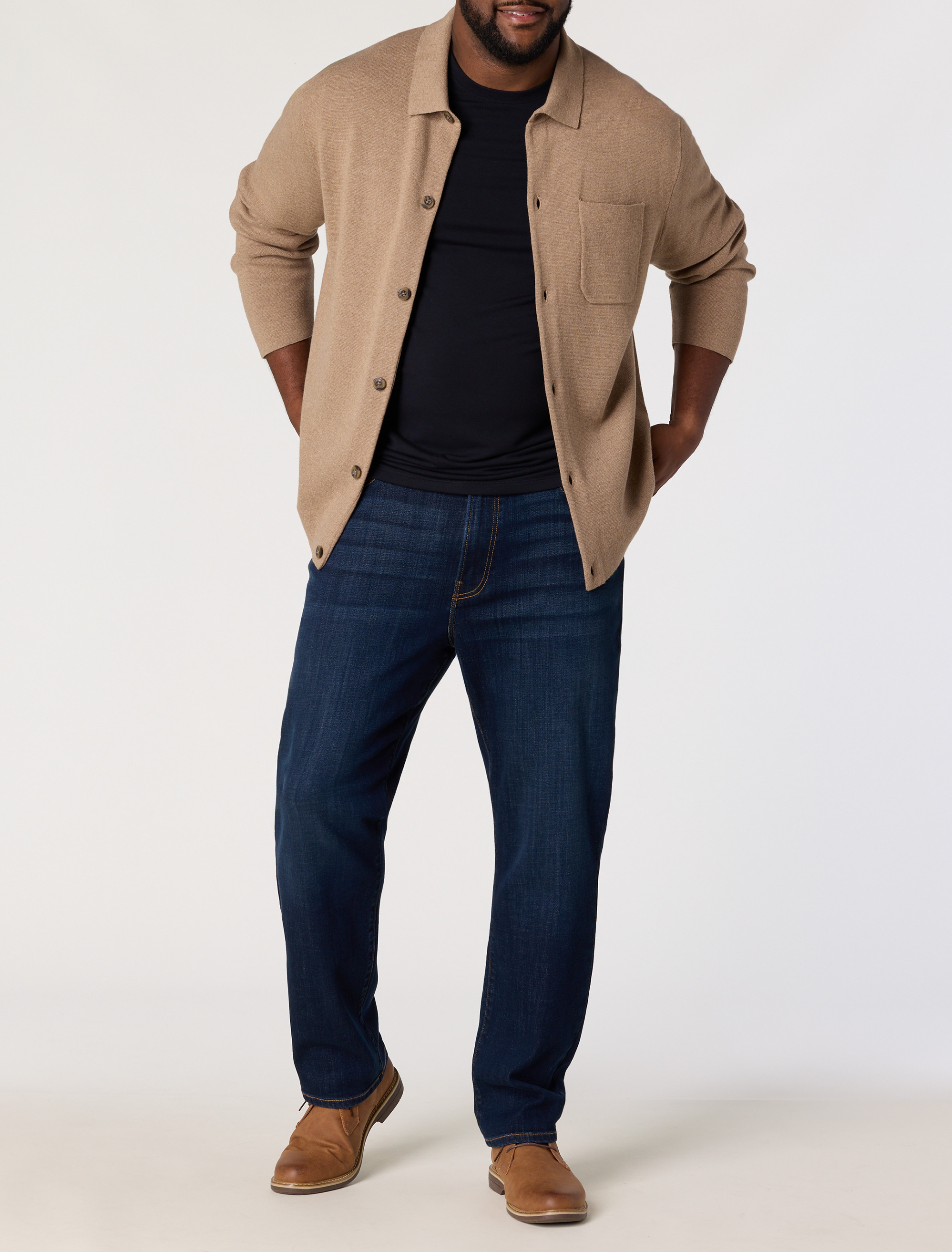 Button-Front Cardigan