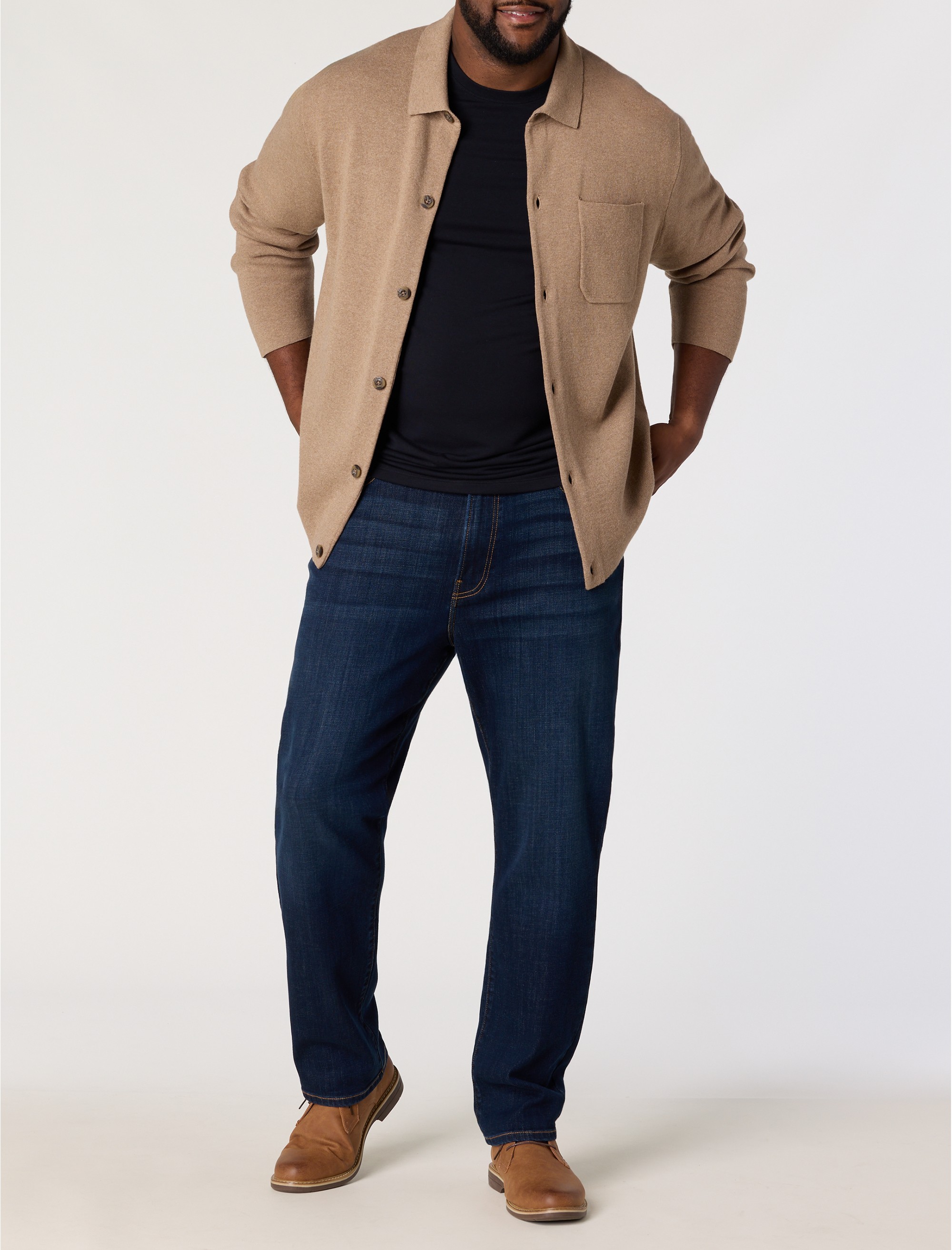 Button-Front Cardigan - thumbnail 2