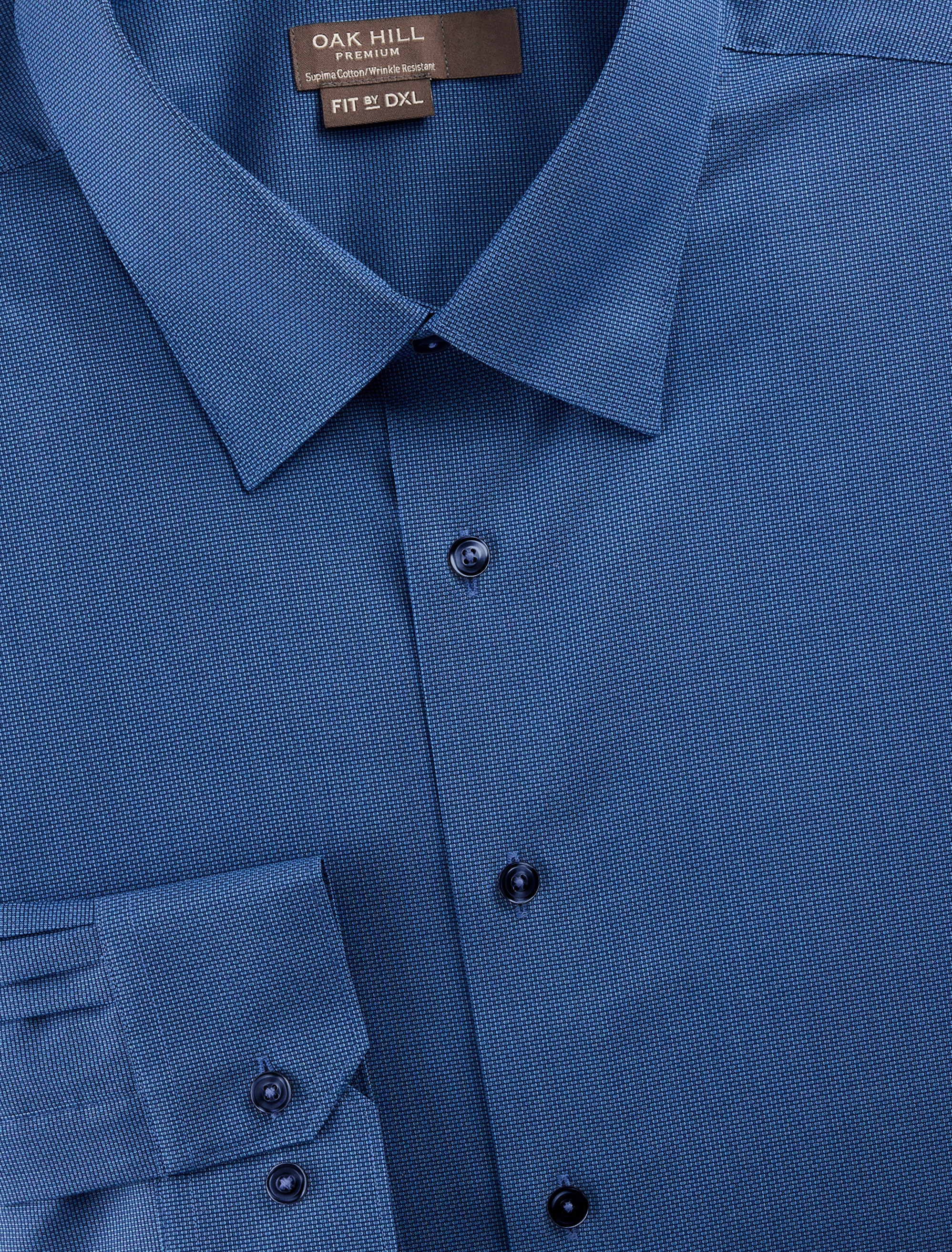 Wrinkle-Resistant Textured Dress Shirt