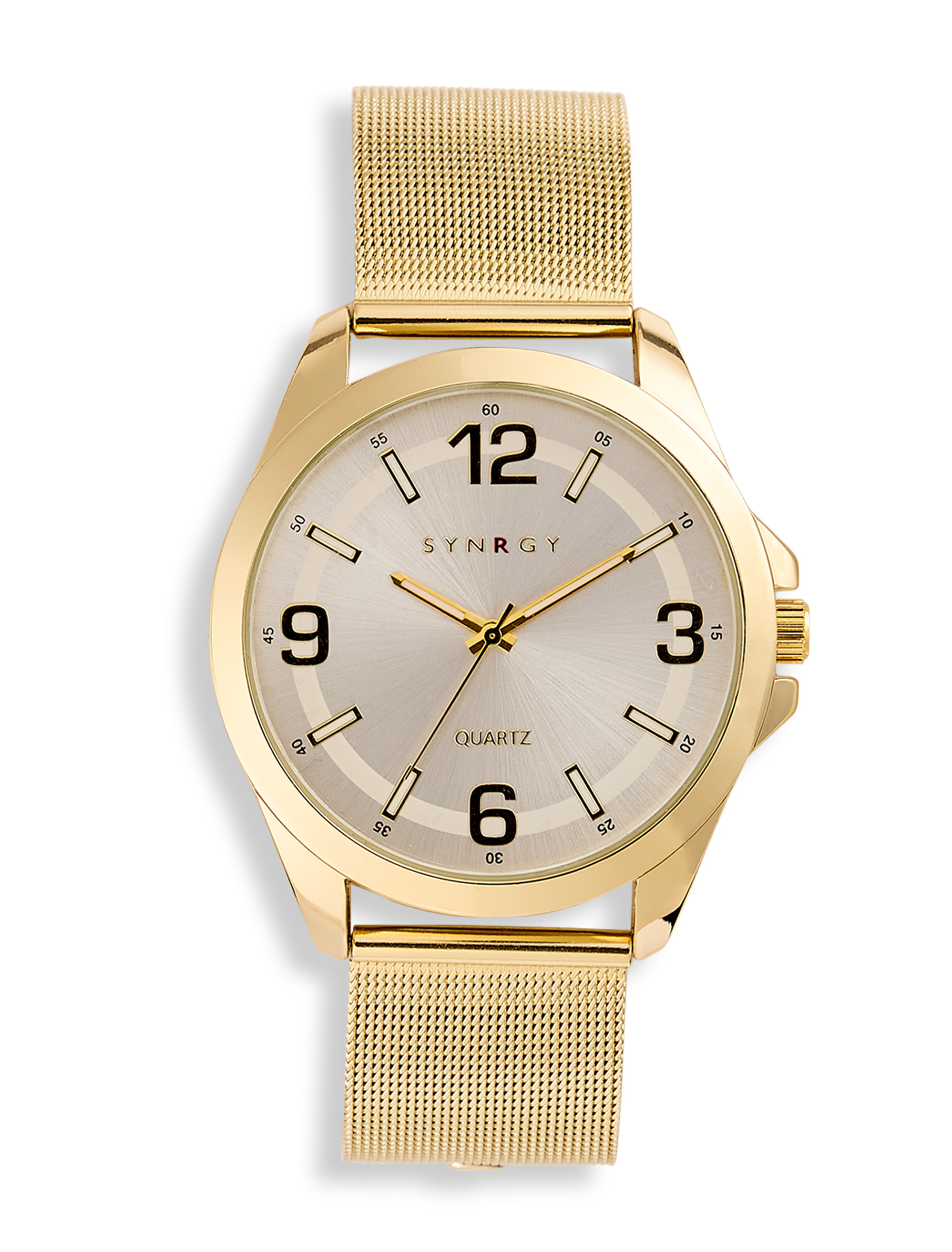 Goldtone Mesh Watch