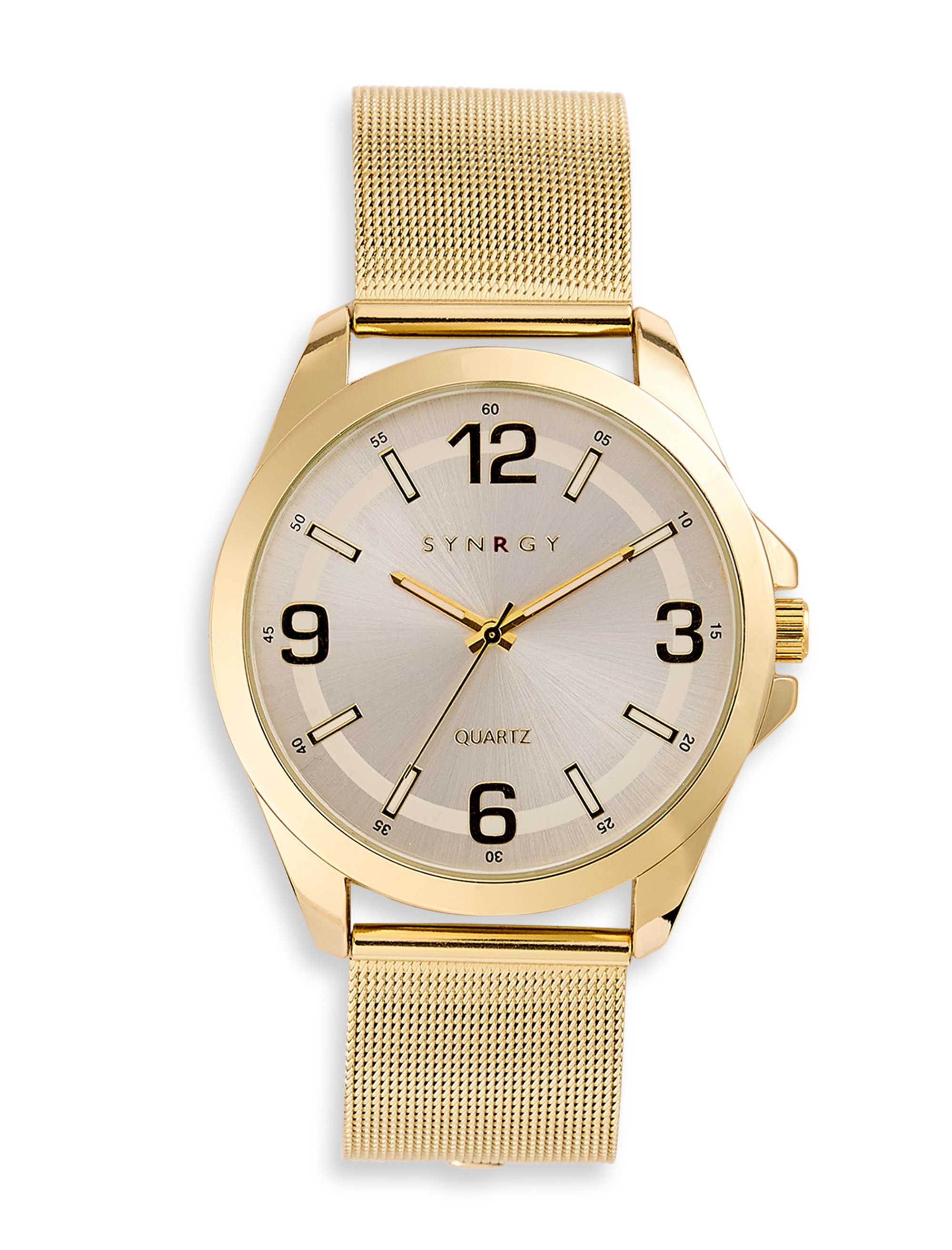Goldtone Mesh Watch