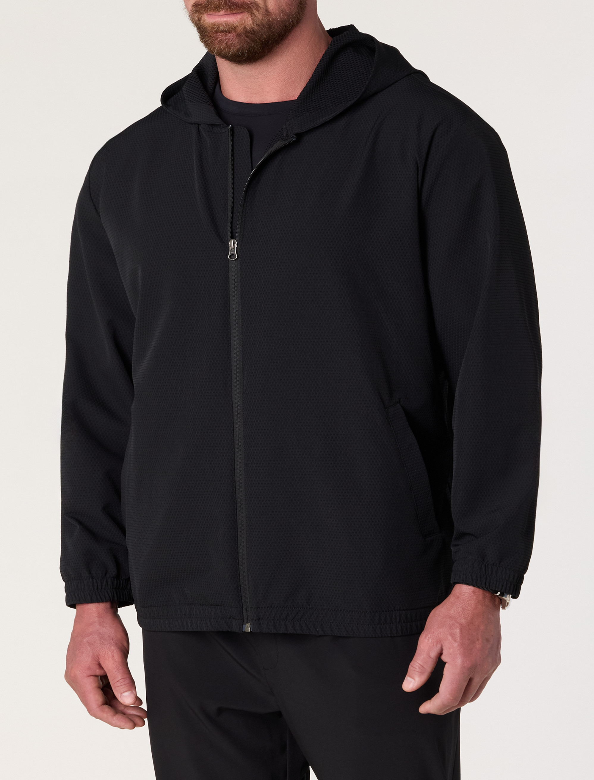 Textured Versatility Hoodie