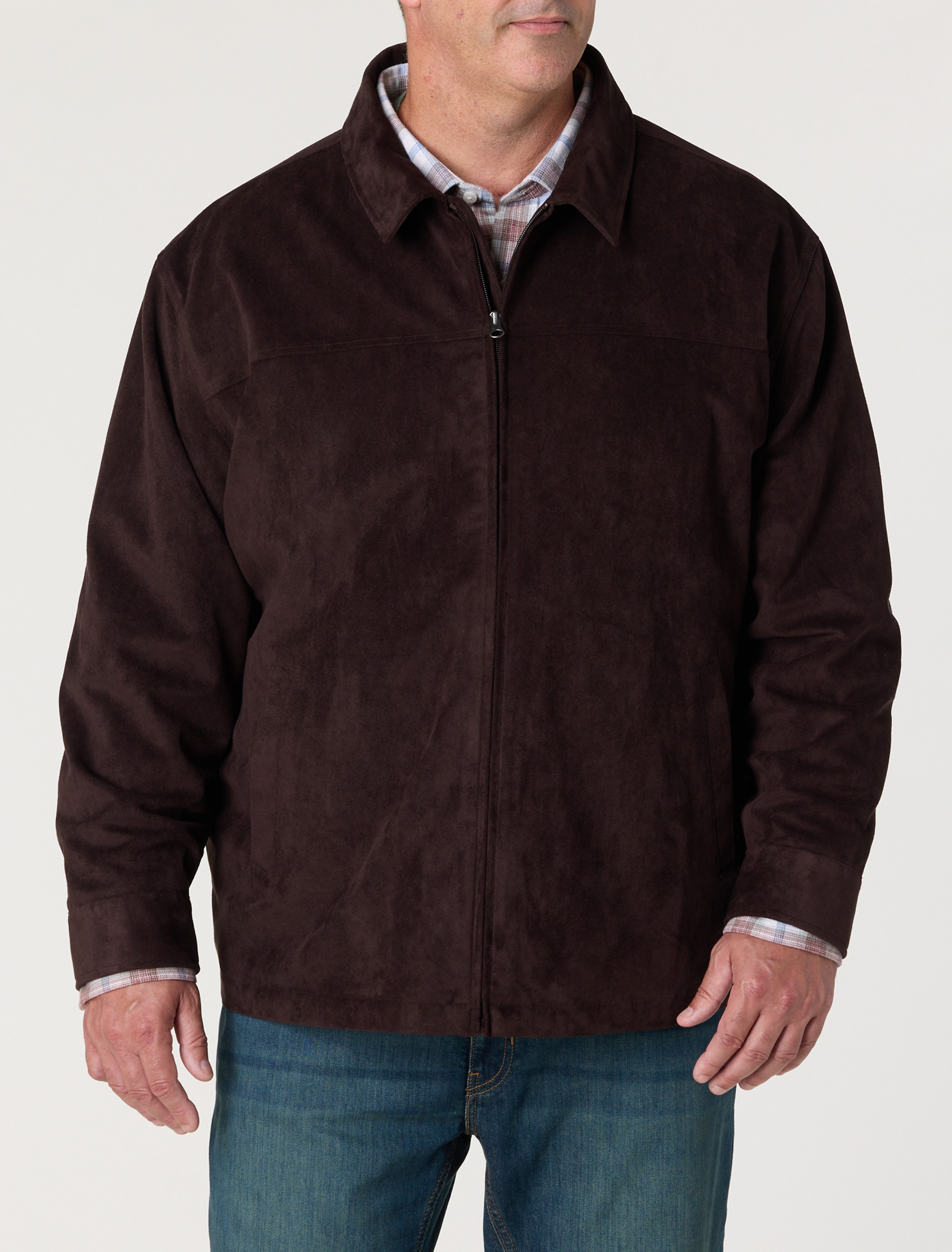 Faux Suede Jacket
