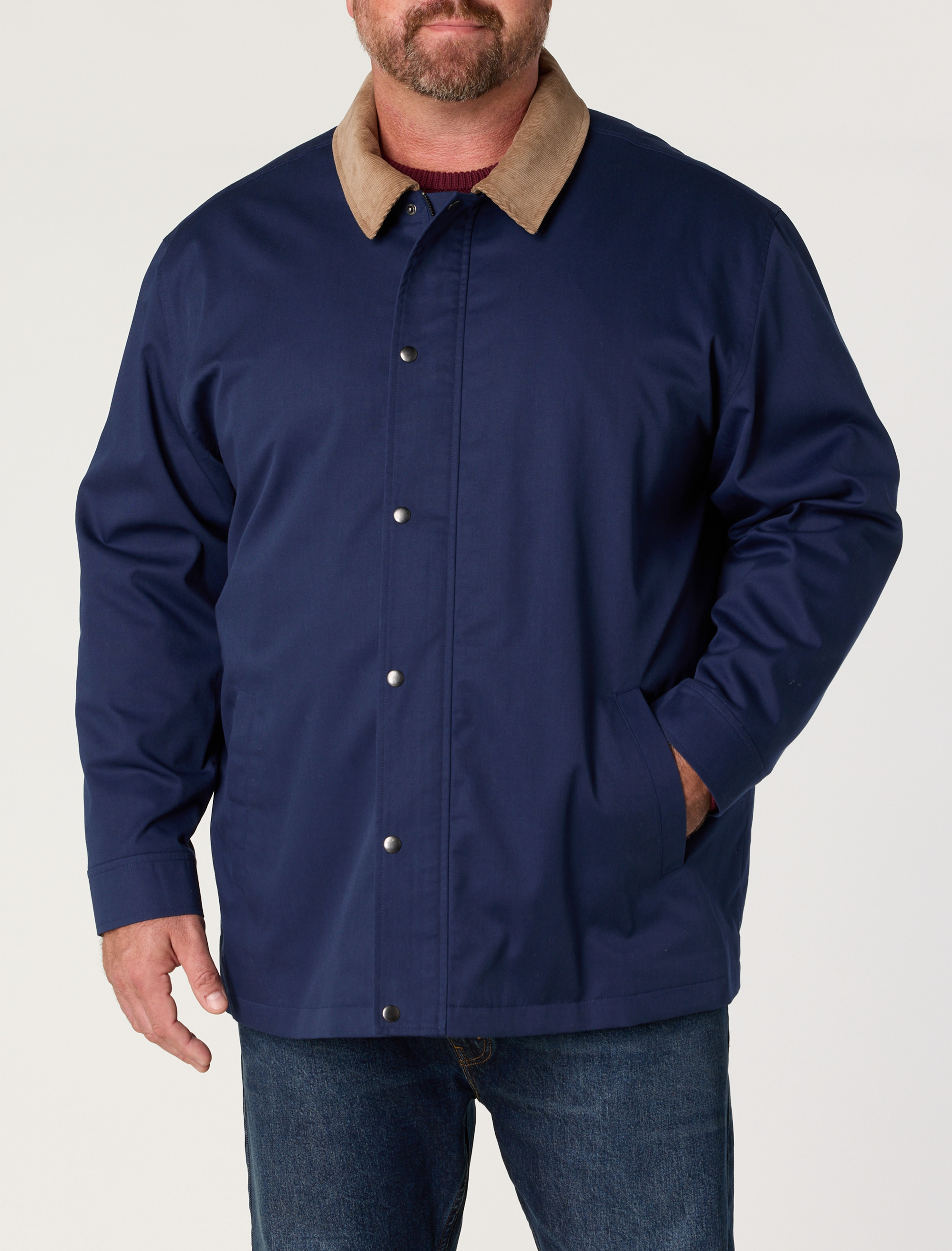 Corduroy Collar Barn Coat