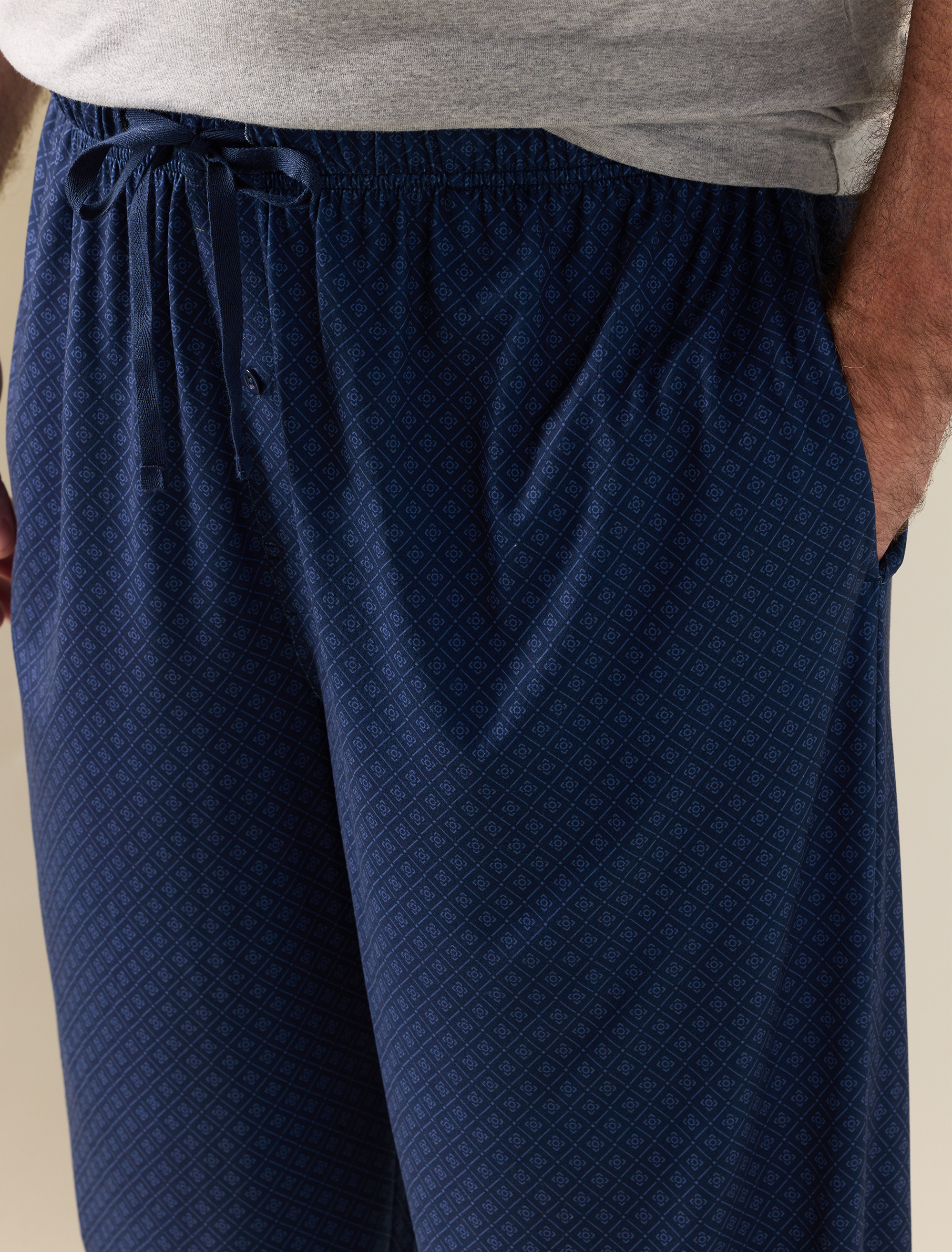 Geometric Printed Lounge Pants