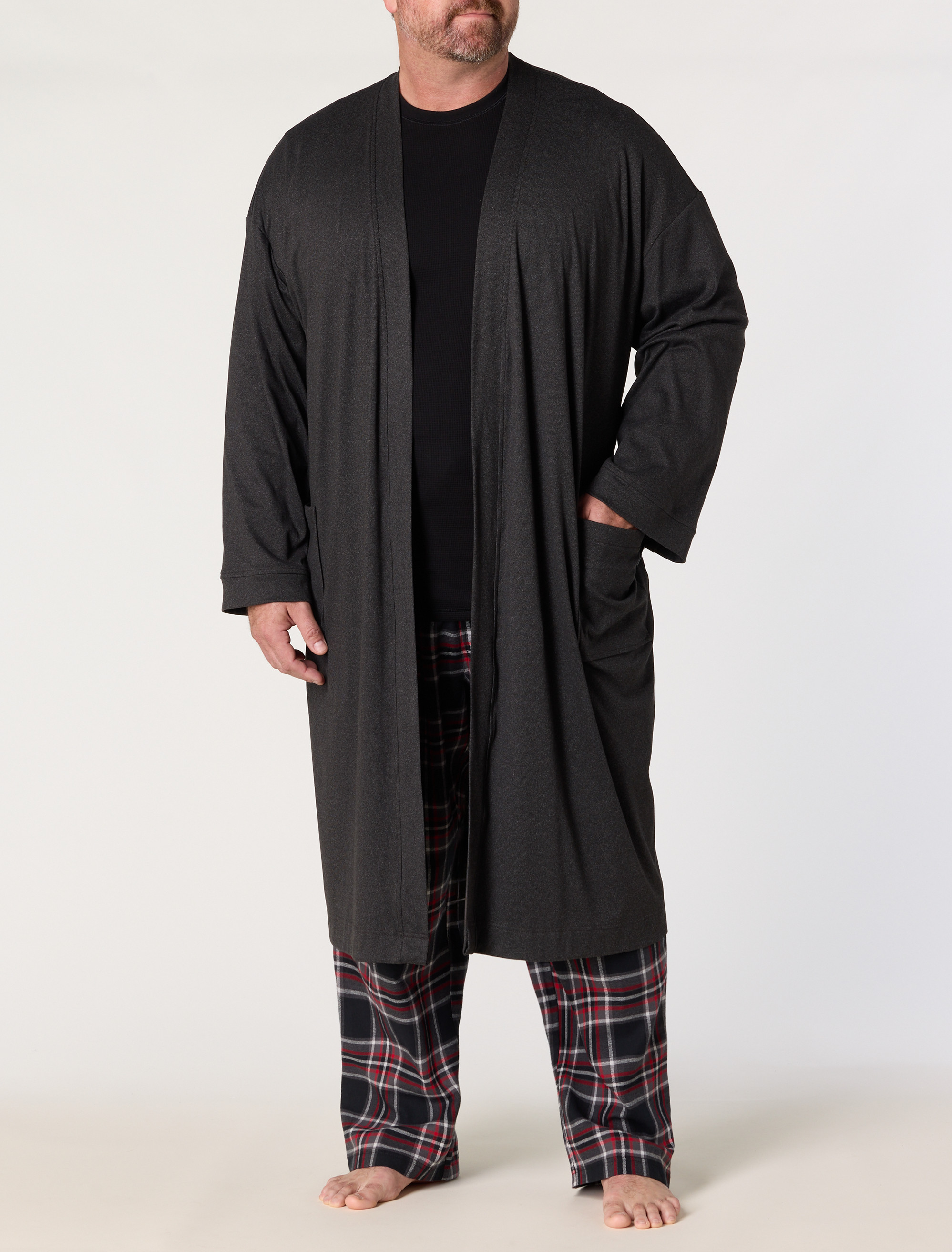 Brushed Knit Robe