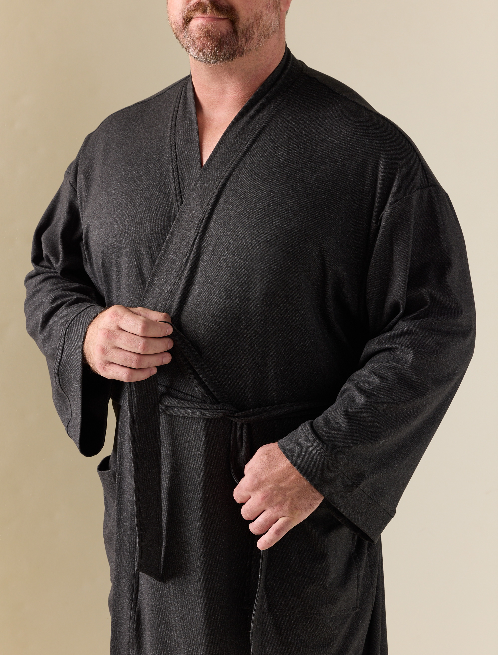 Brushed Knit Robe