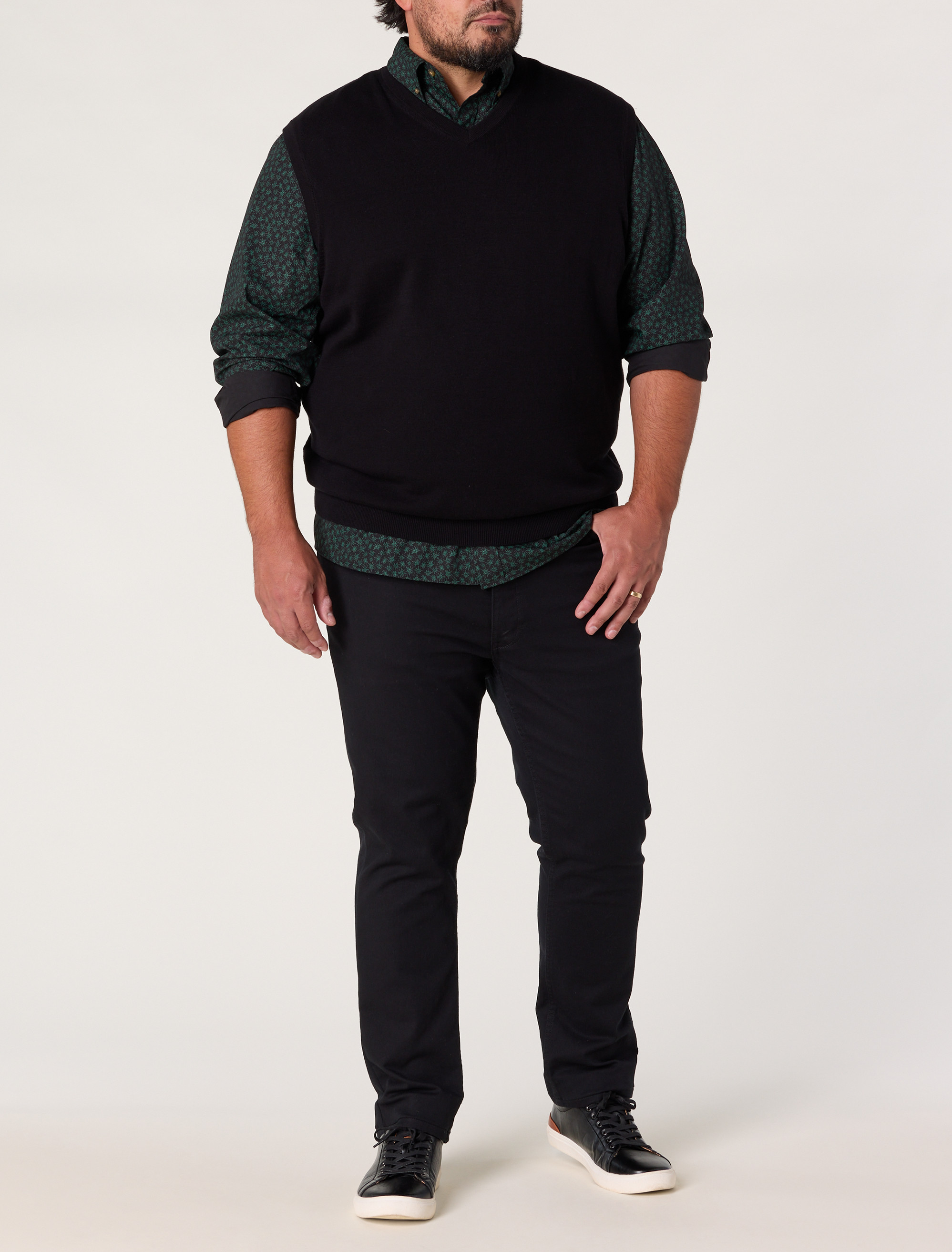 Easy-Care Micro Print Sport Shirt