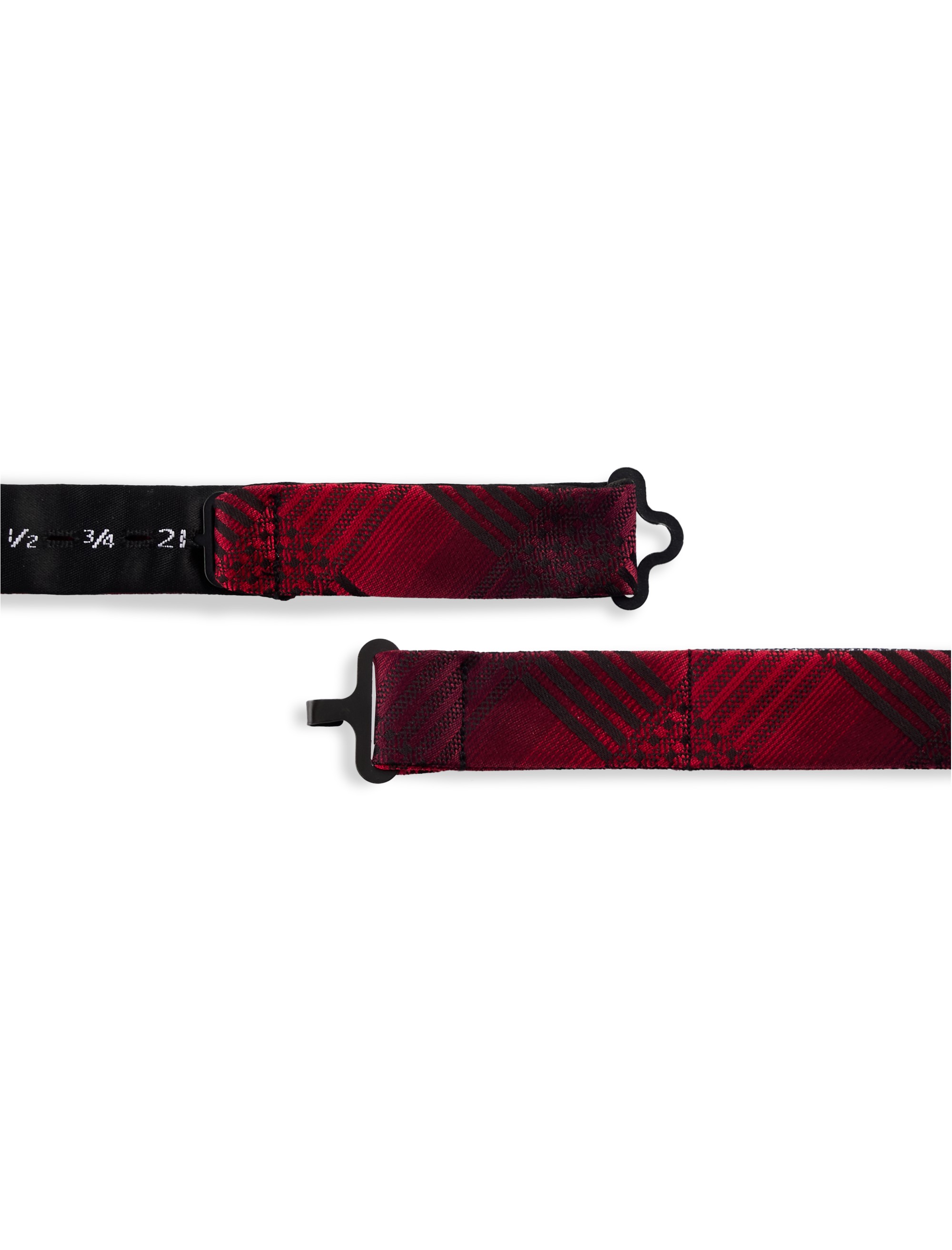 Tonal Plaid Bow Tie - thumbnail 2