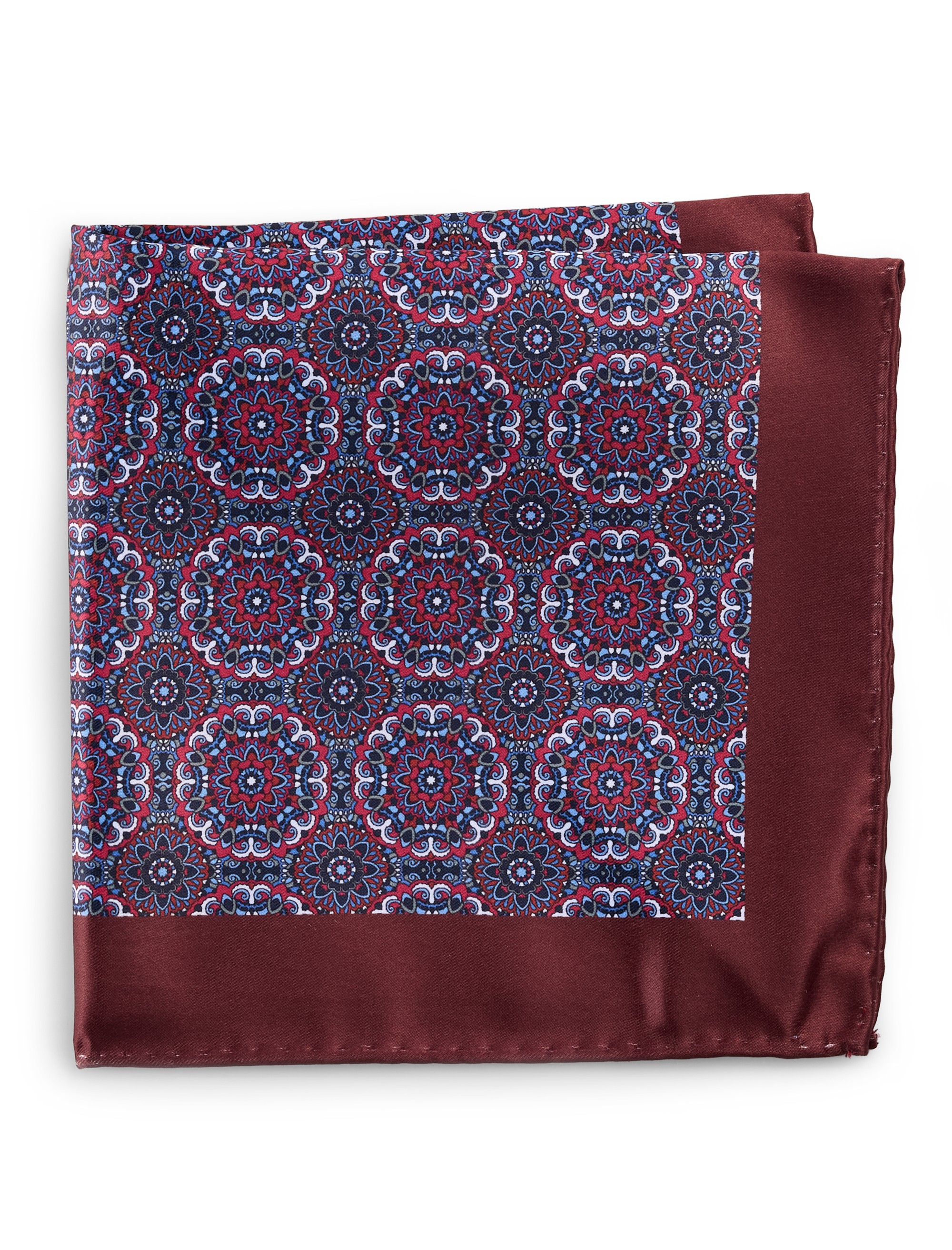 Autumn Medallion Pocket Square