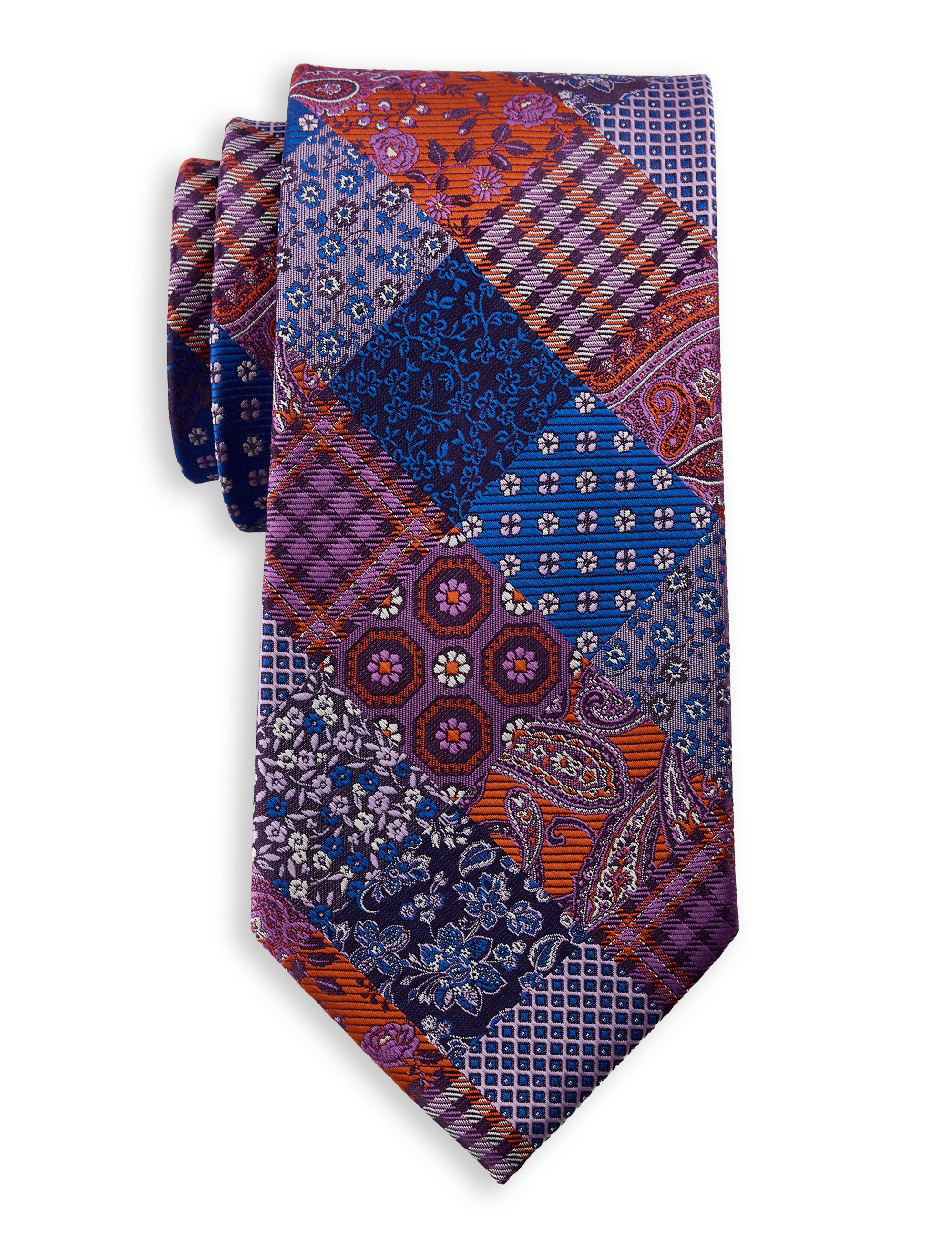 Abstract Patchwork Tie