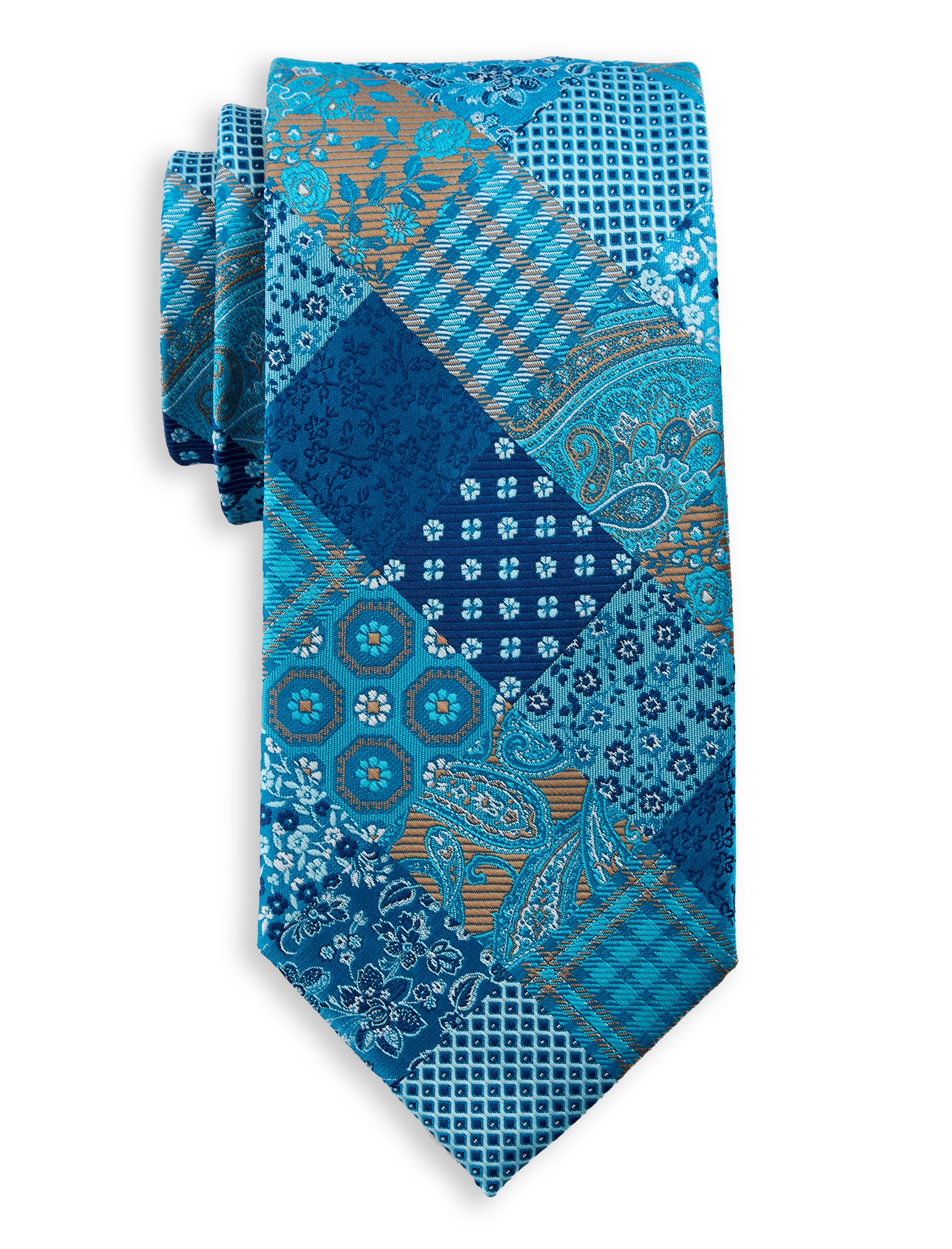 Abstract Patchwork Tie