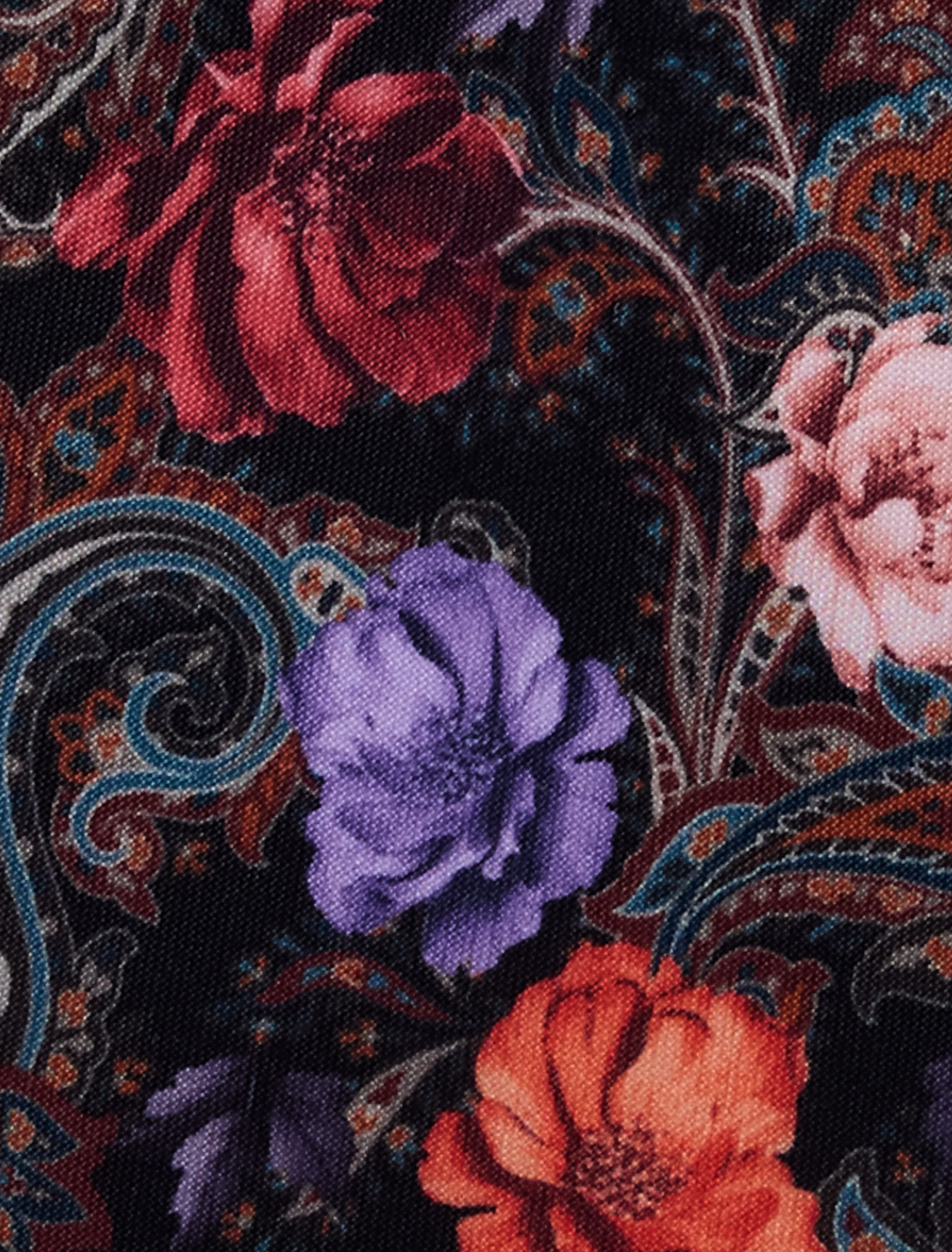 Printed Floral Paisley Tie