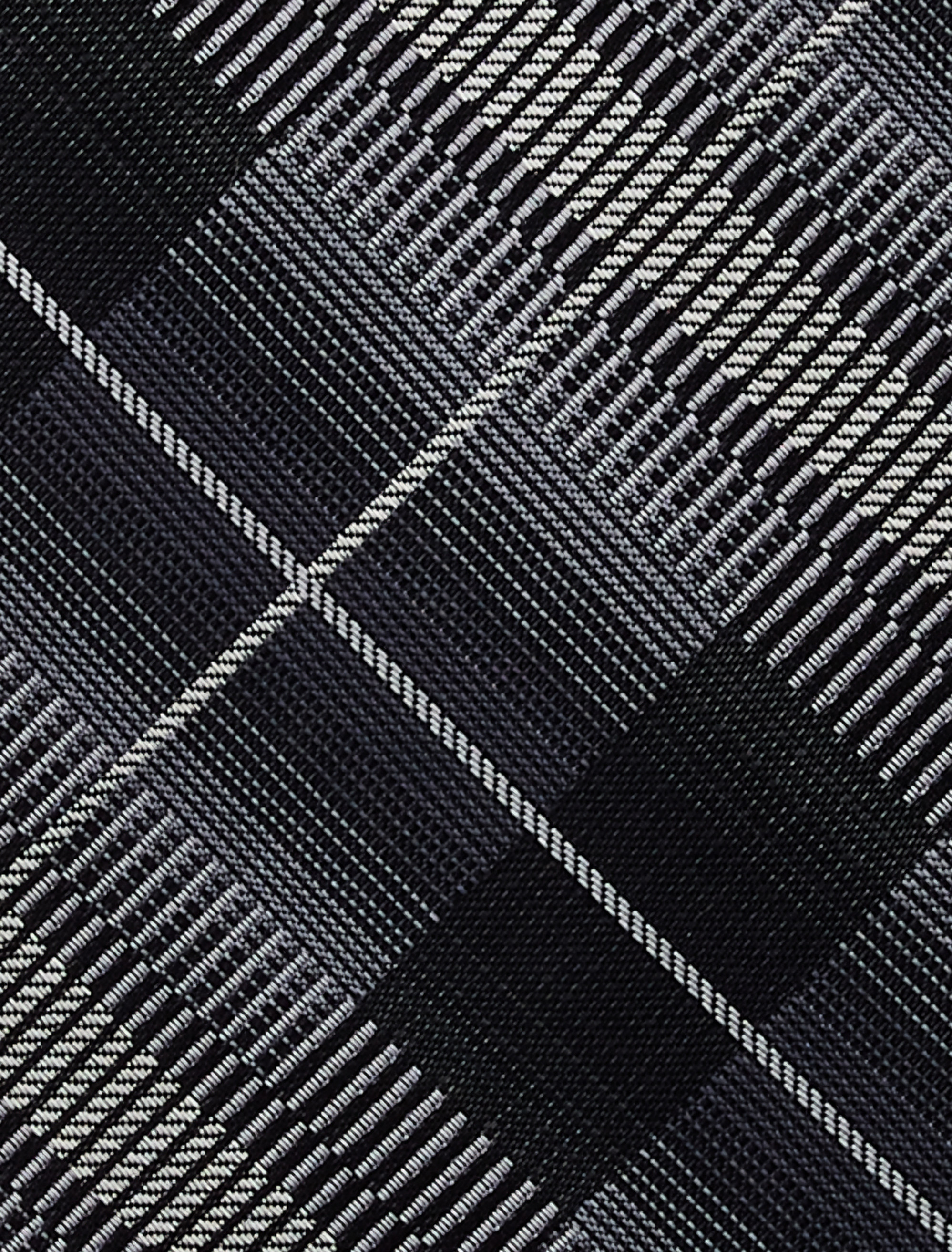 Futuristic Plaid Tie