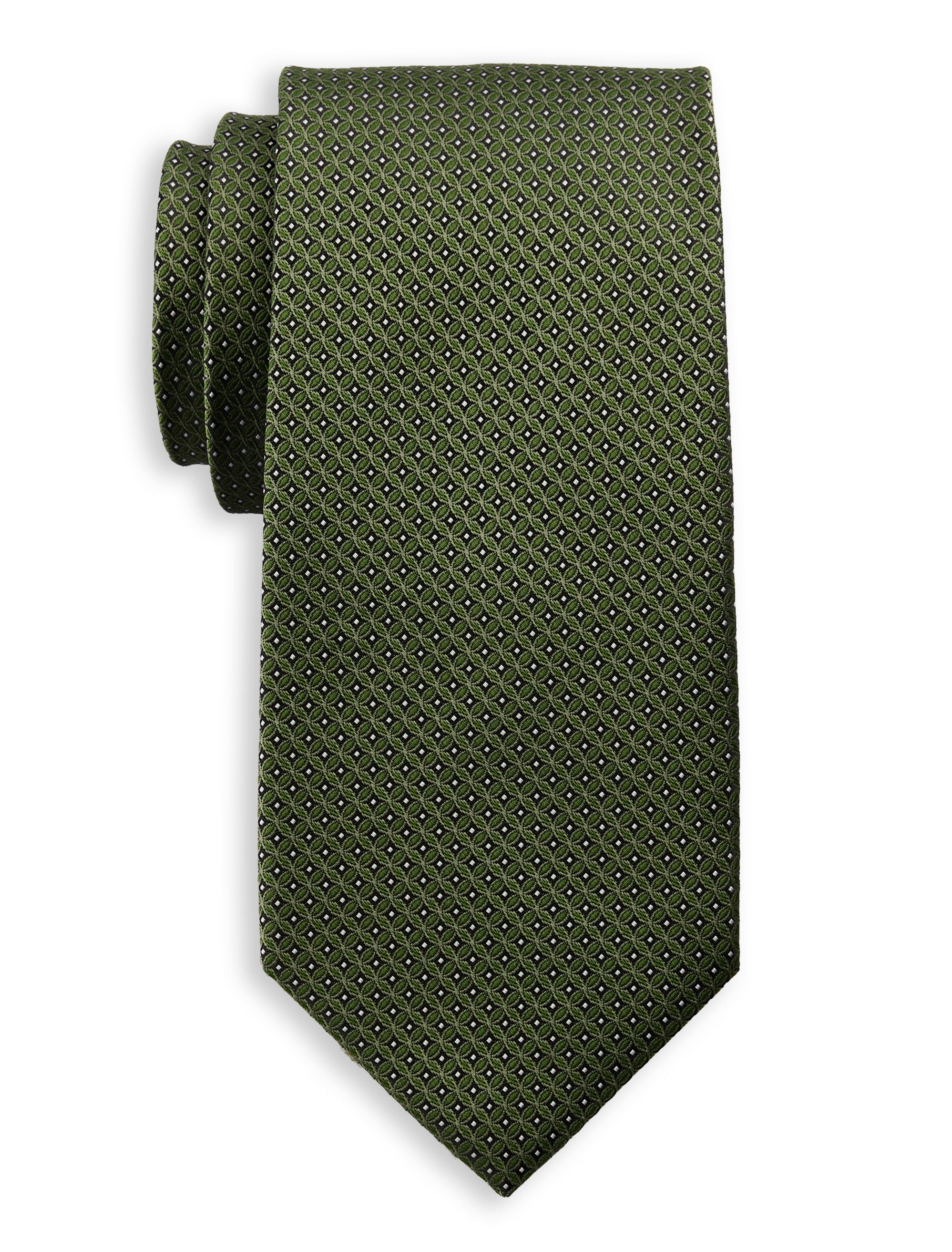 Mini Diamond Medallion Tie