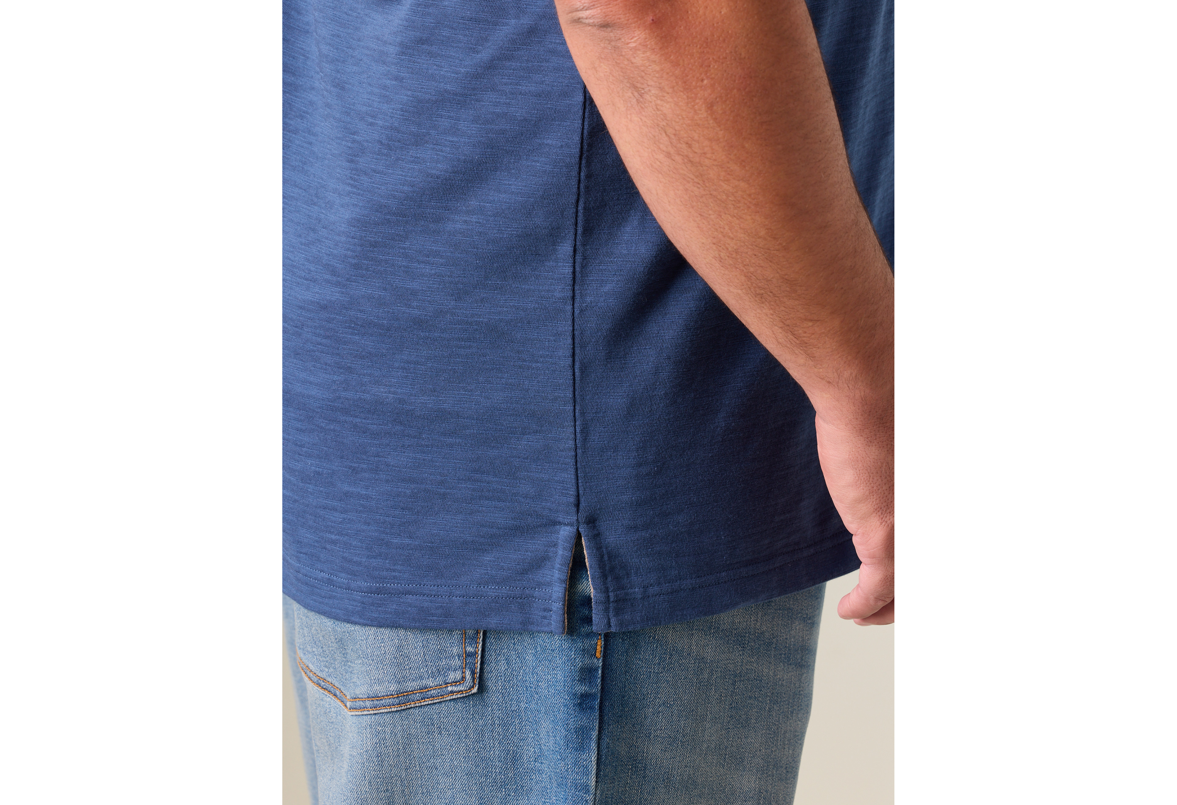 Wide Striped Polo Shirt