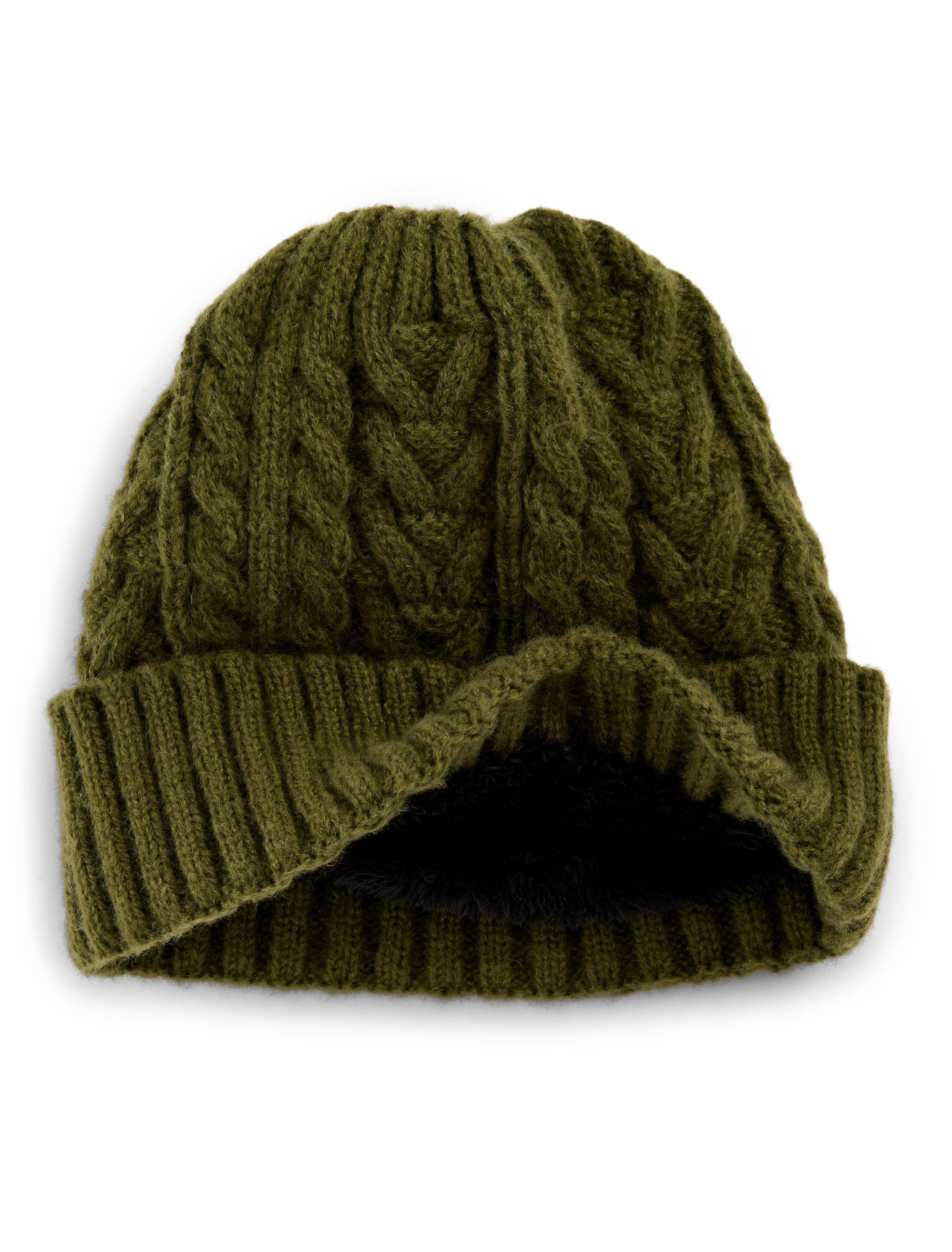 Cable Cuff Beanie
