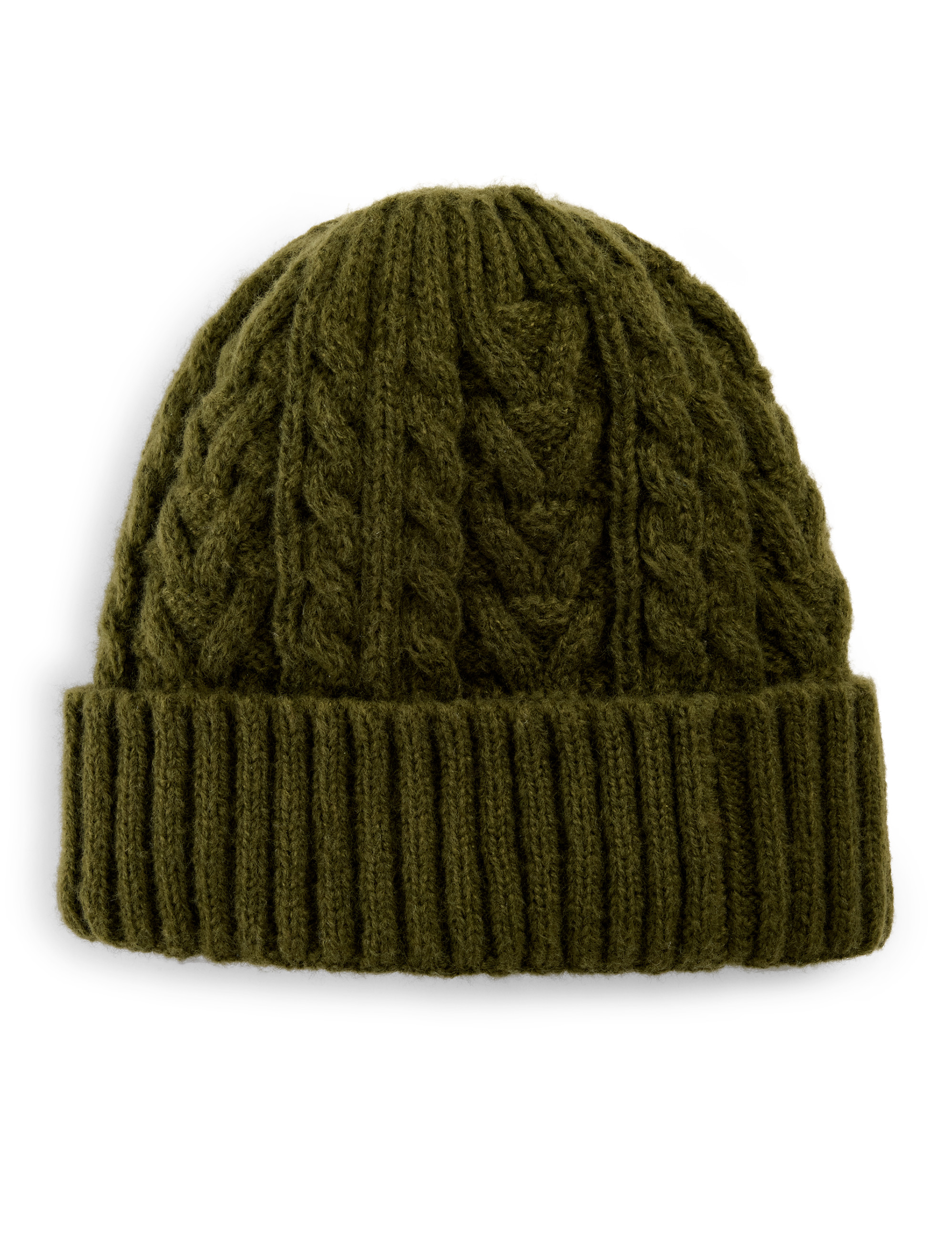 Cable Cuff Beanie