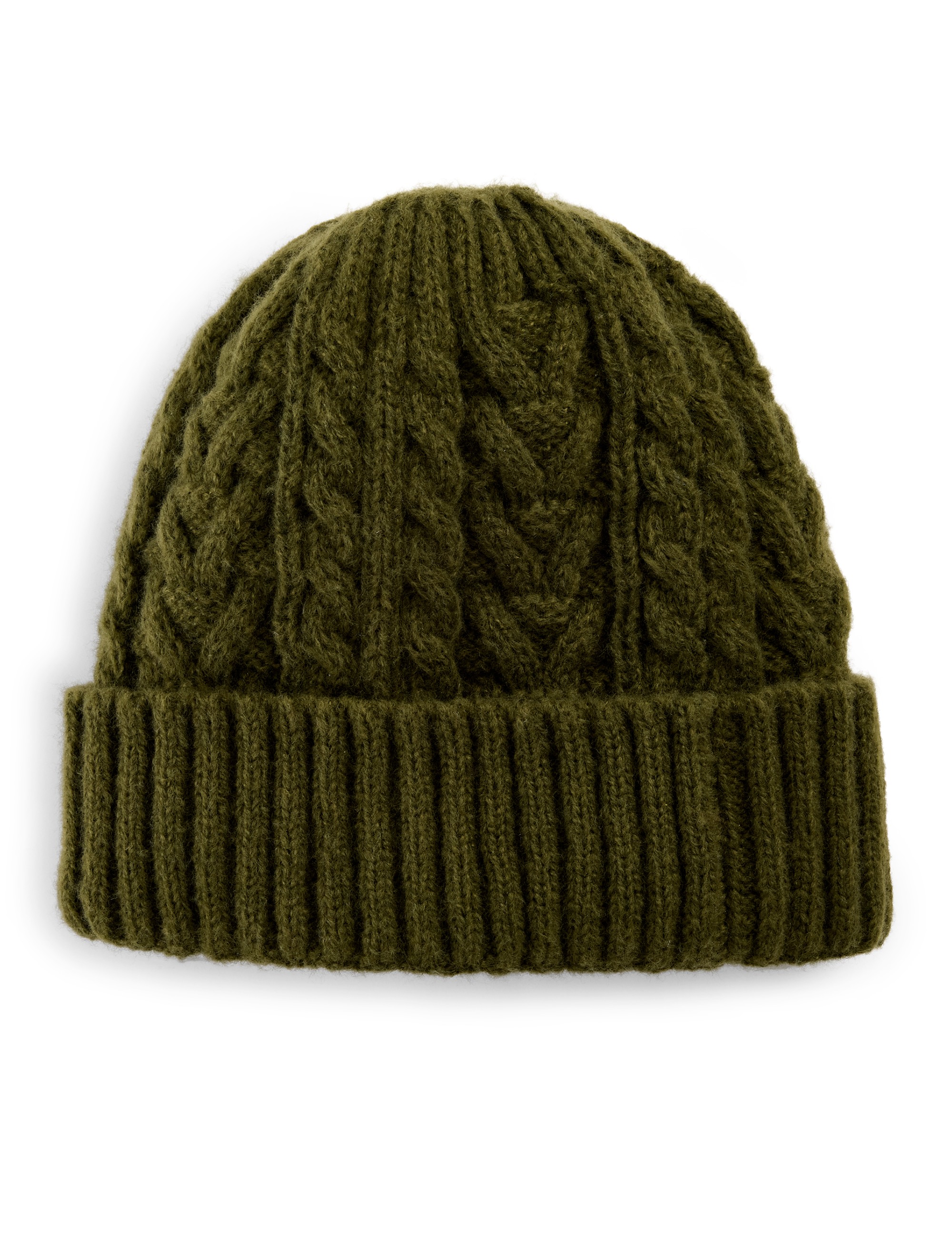 Cable Cuff Beanie