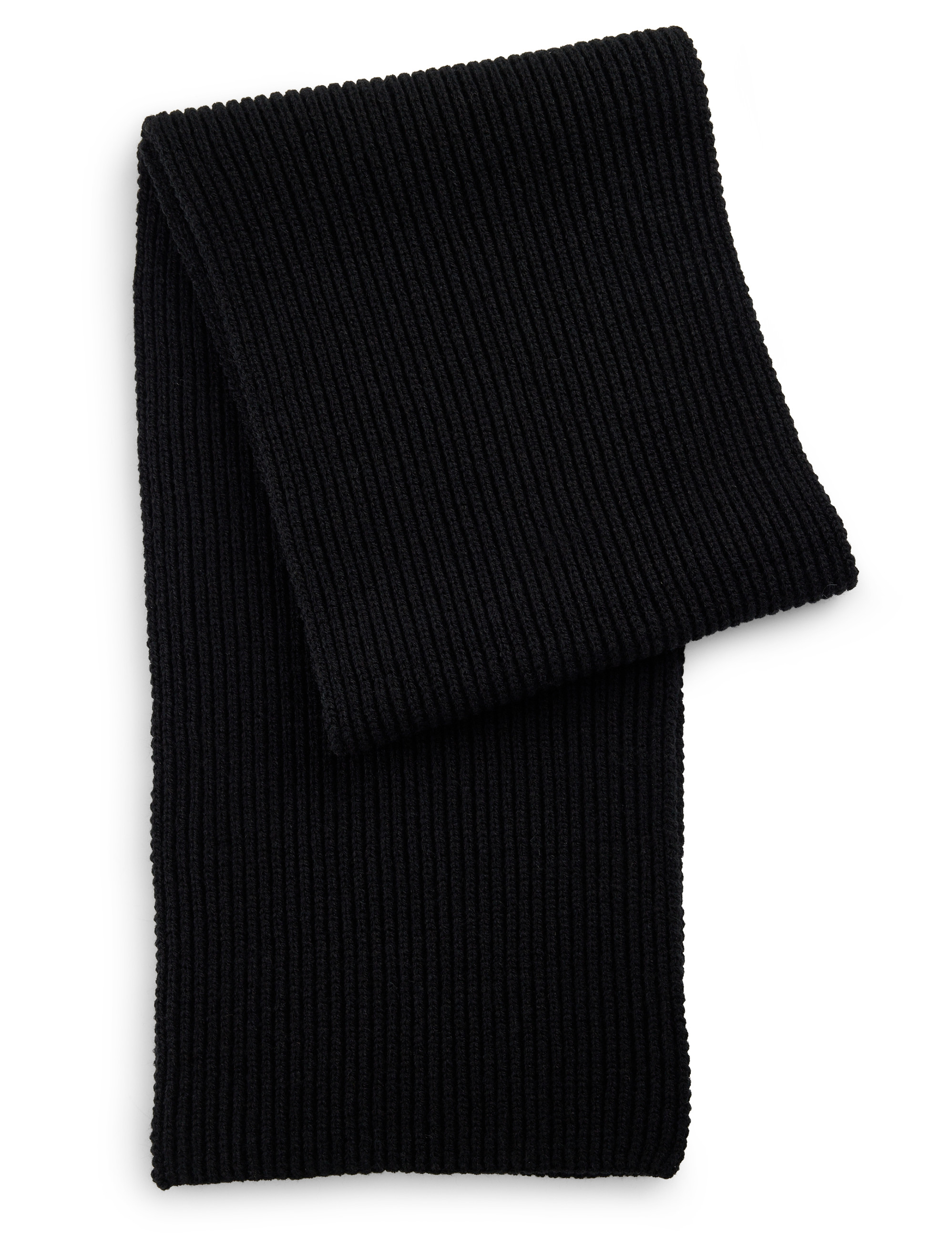 Ribbed-Knit Scarf