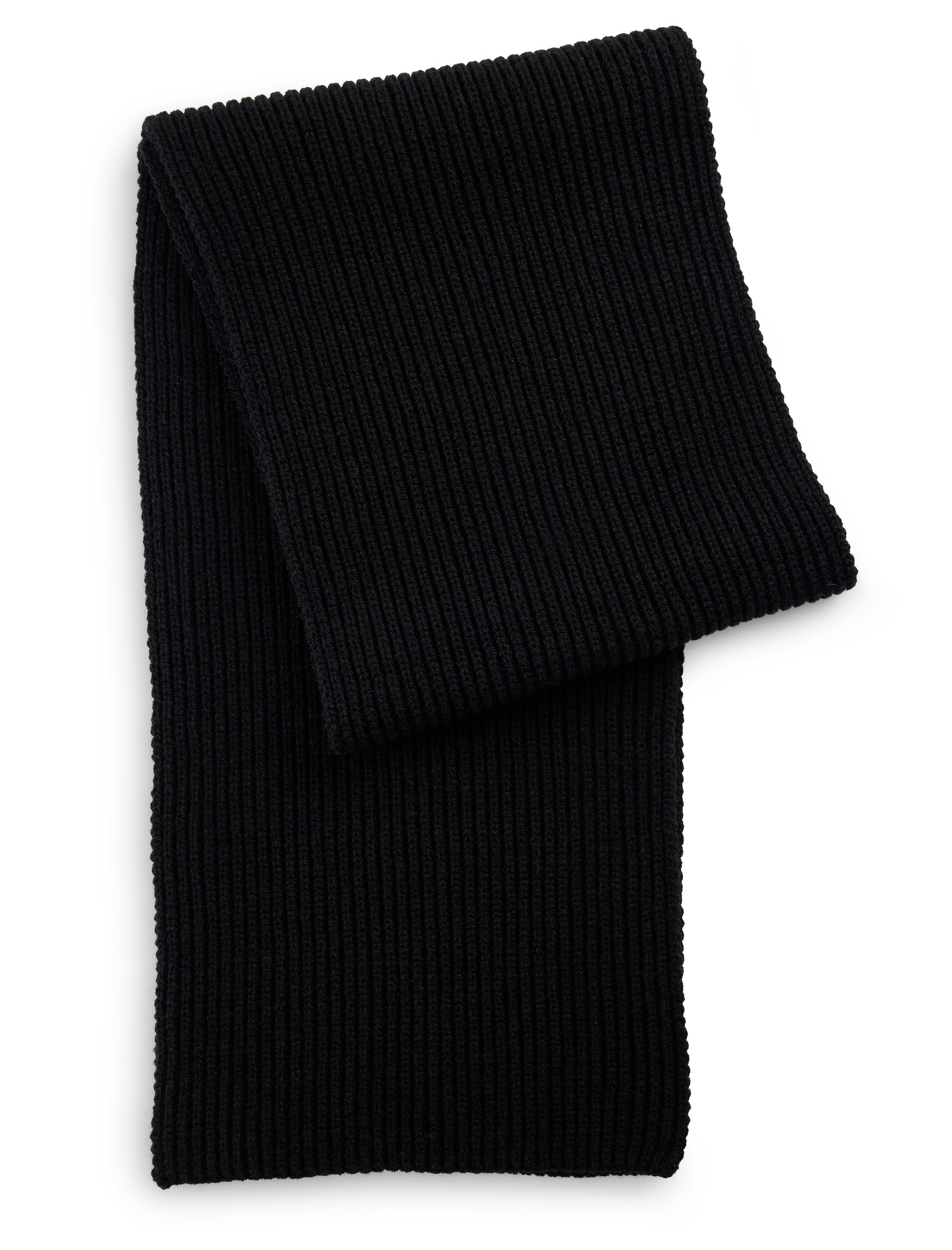 Ribbed-Knit Scarf