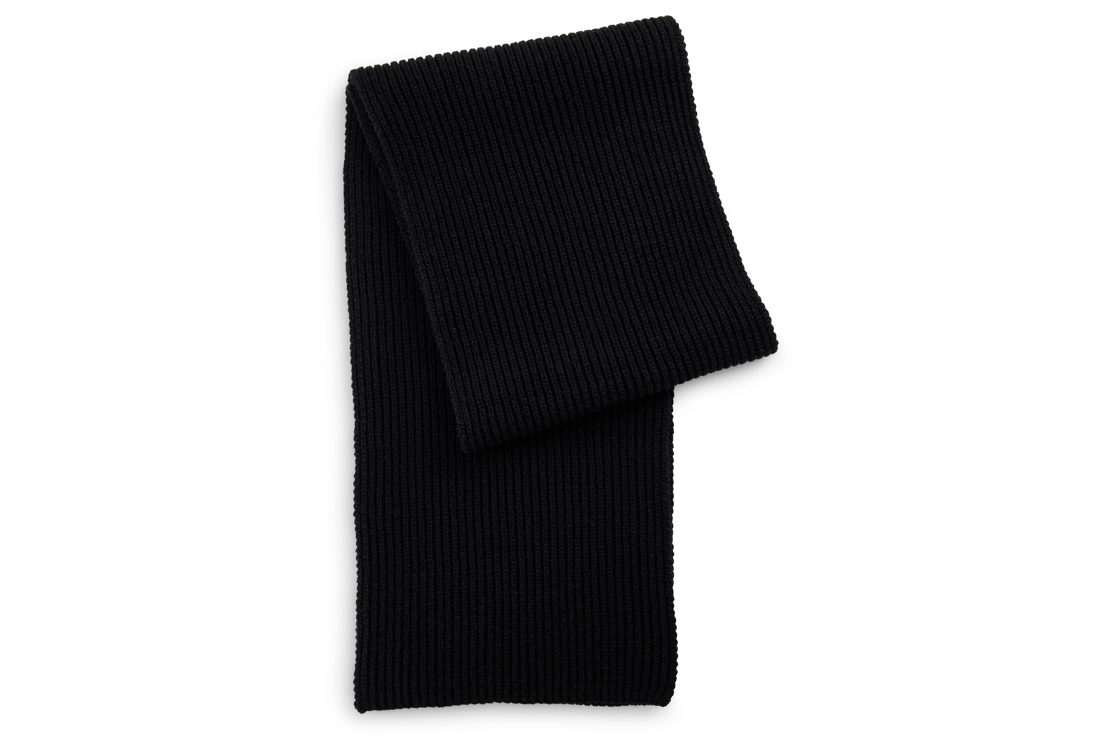 Ribbed-Knit Scarf