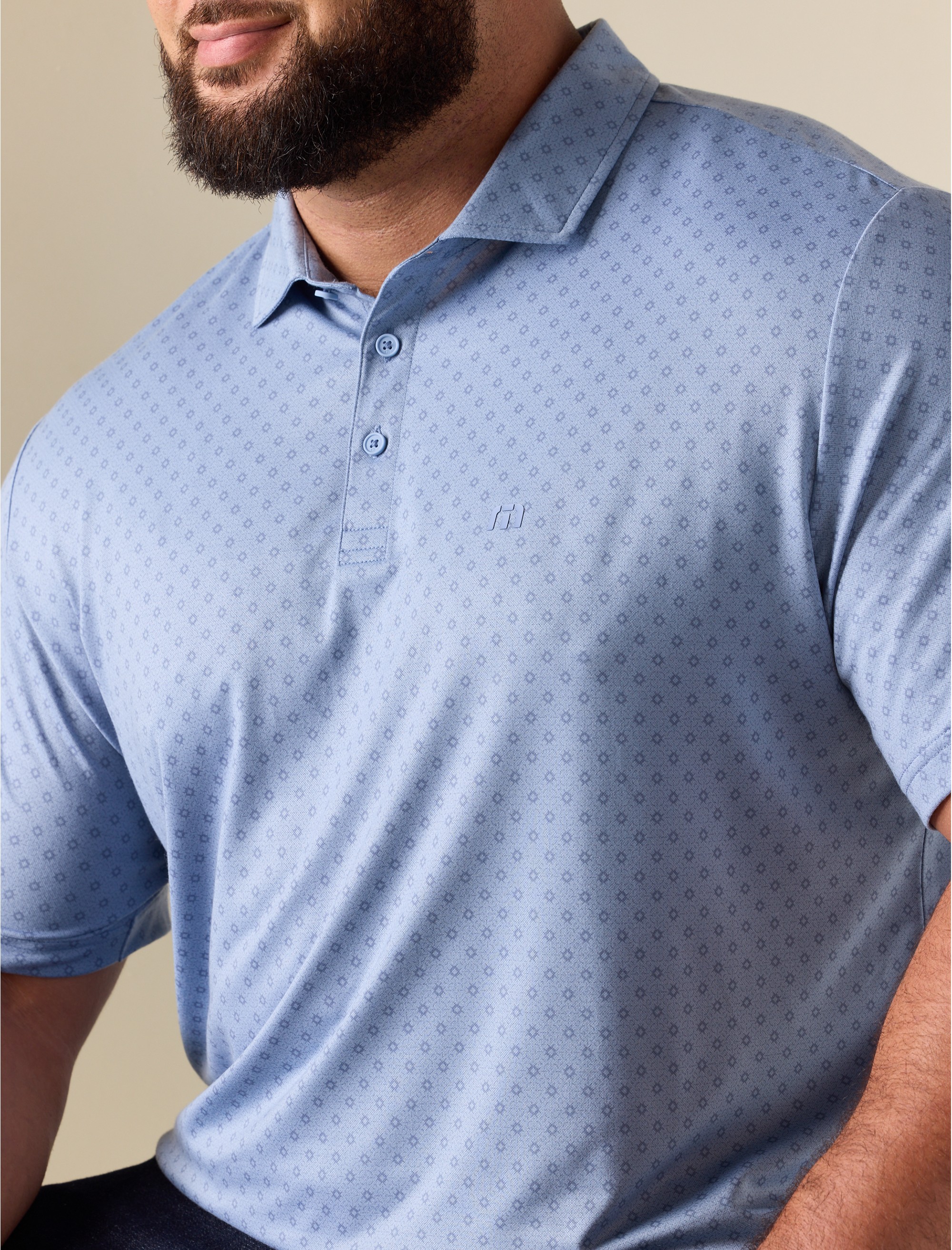 Final Drive Geometric Polo Shirt - thumbnail 6