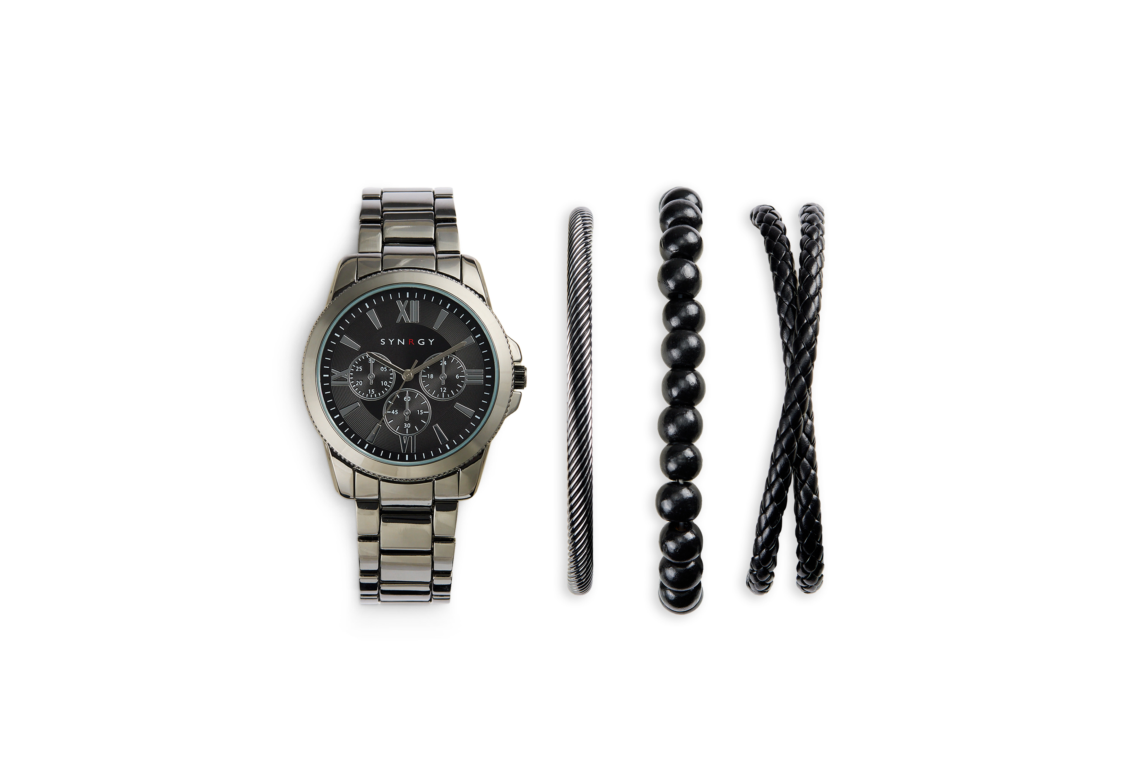 Strap Watch and Bracelet Set