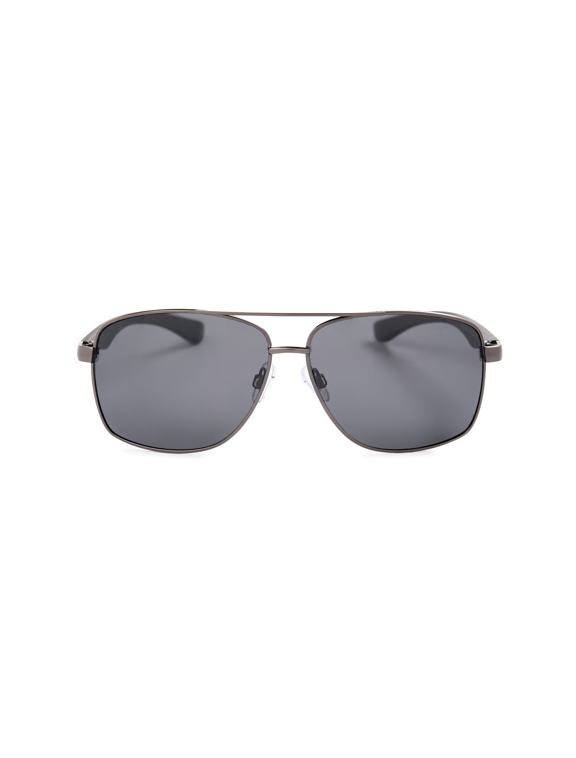 Gunmetal Aviator Sunglasses