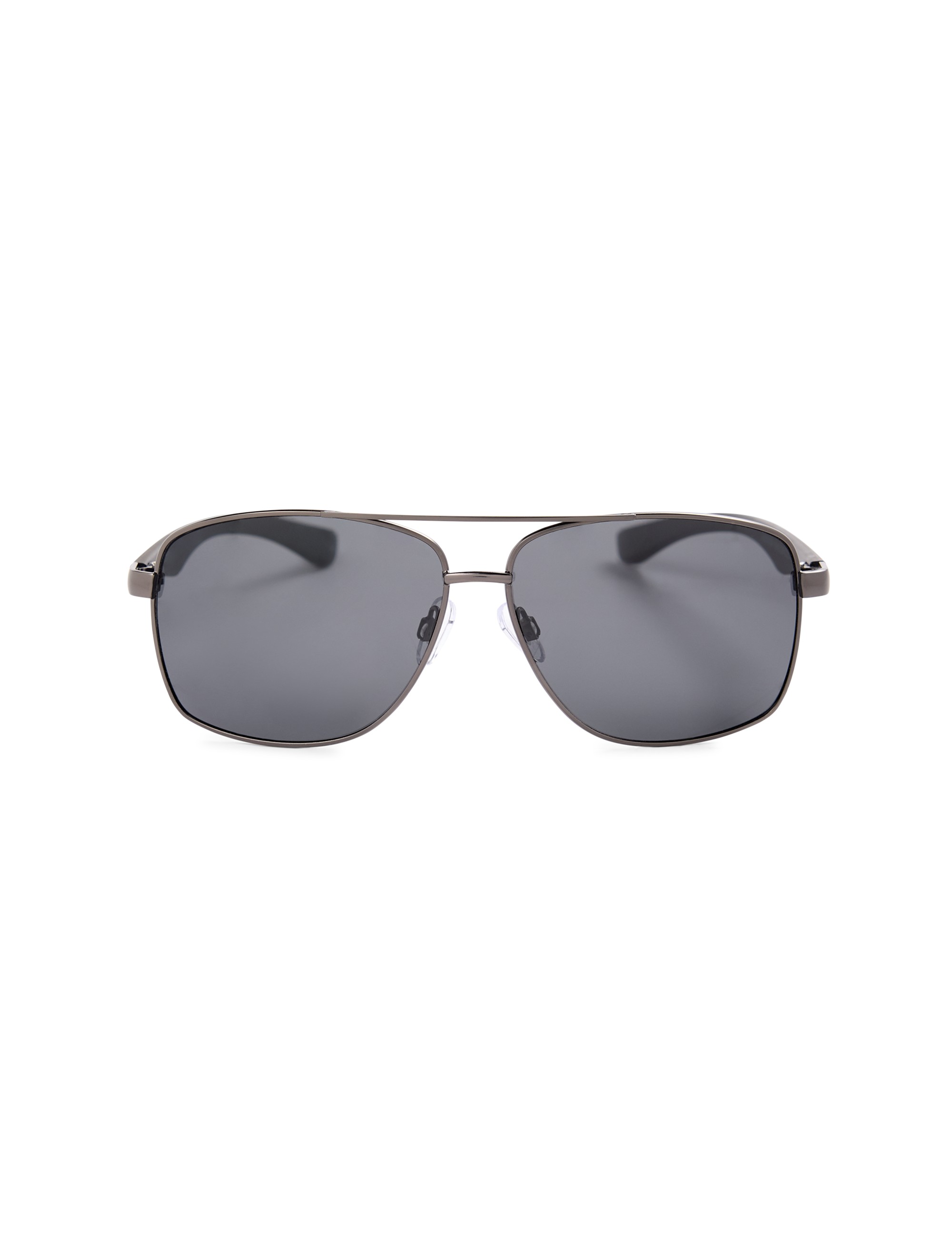 Gunmetal Aviator Sunglasses