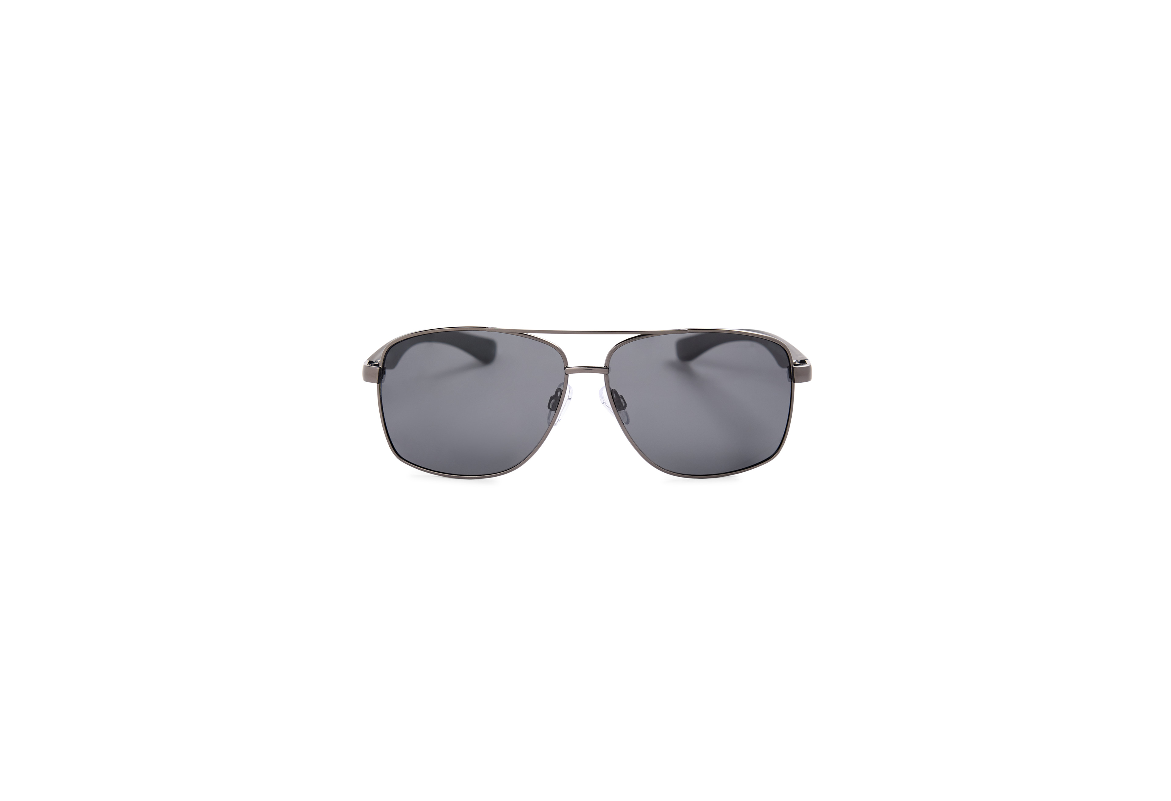 Gunmetal Aviator Sunglasses
