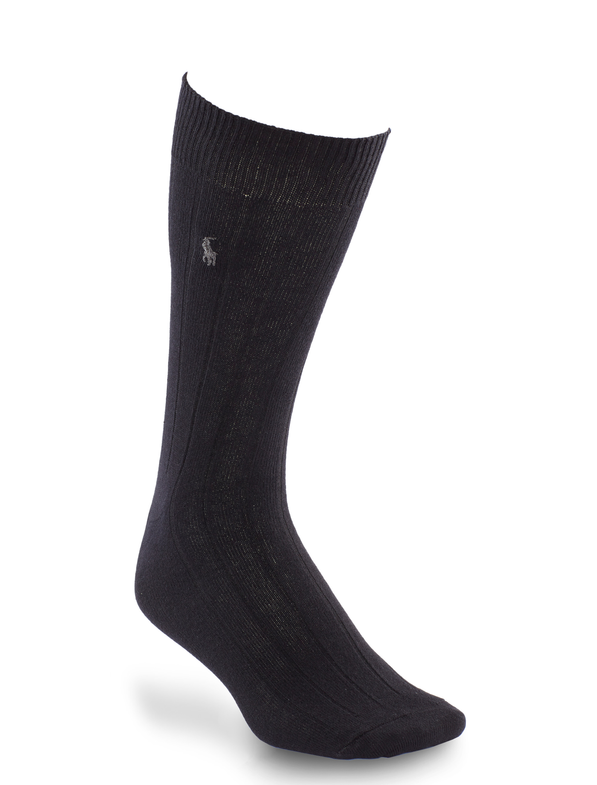 Big & Tall Polo Ralph Lauren 3-pk Dress Socks - Black - Size XL, Men's