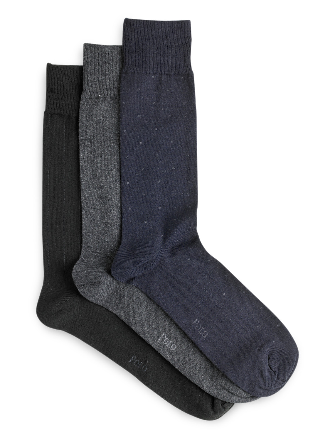 3-pk Patterned Socks