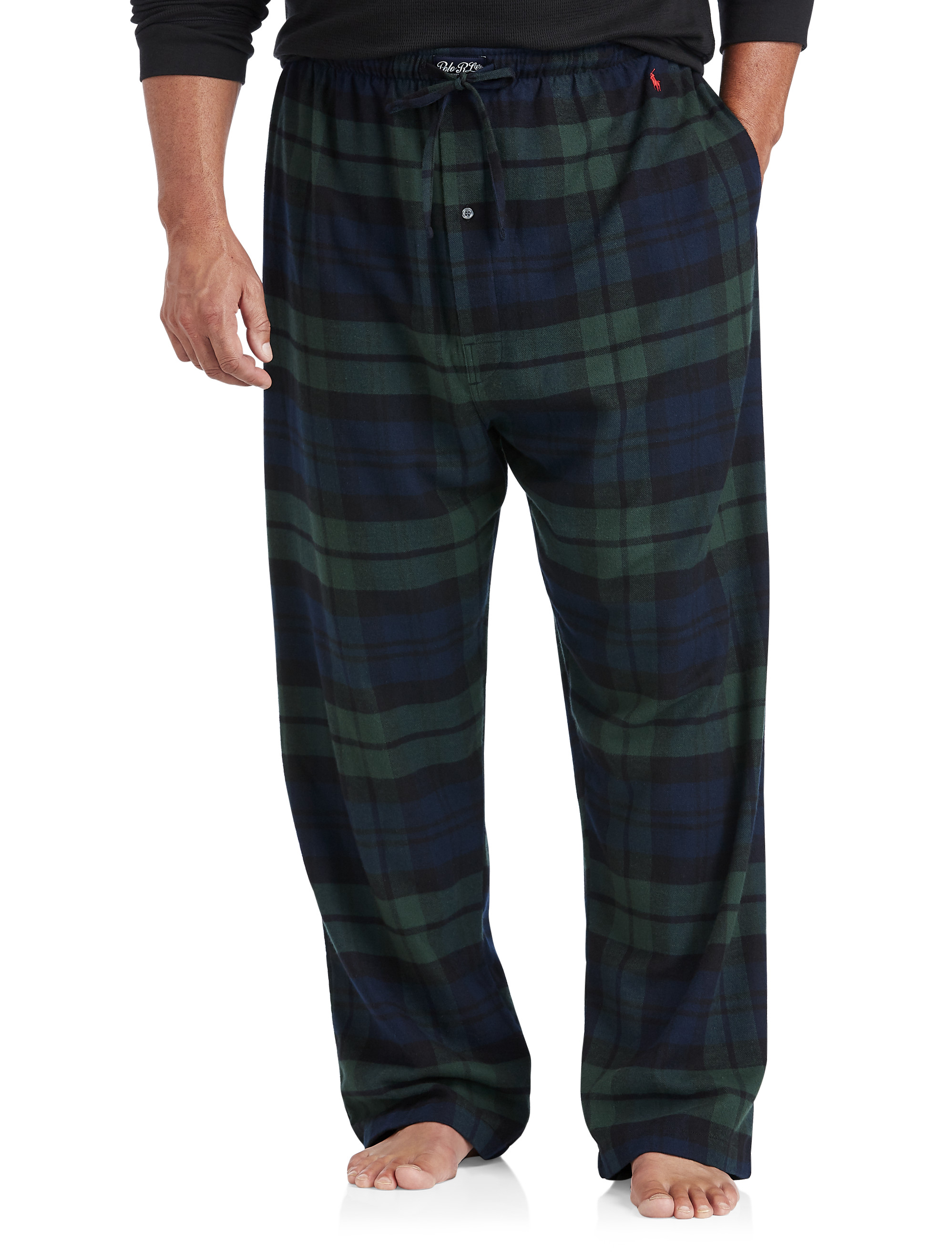 Ralph Lauren Men's Tartan Plaid Side-Strip Pants