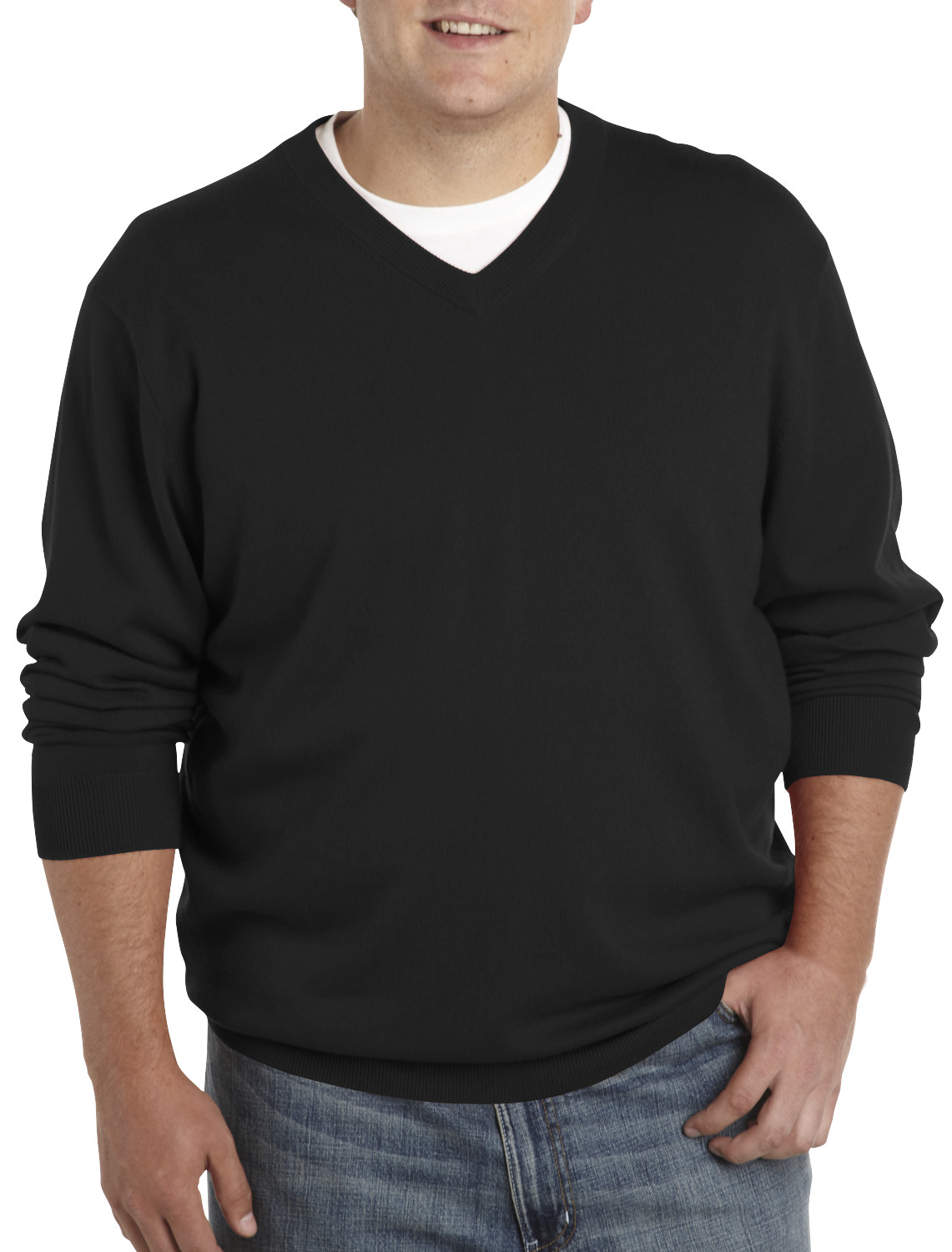 m25cupra v neck pullover Cotton V-neck Sweaters For Men | DXL