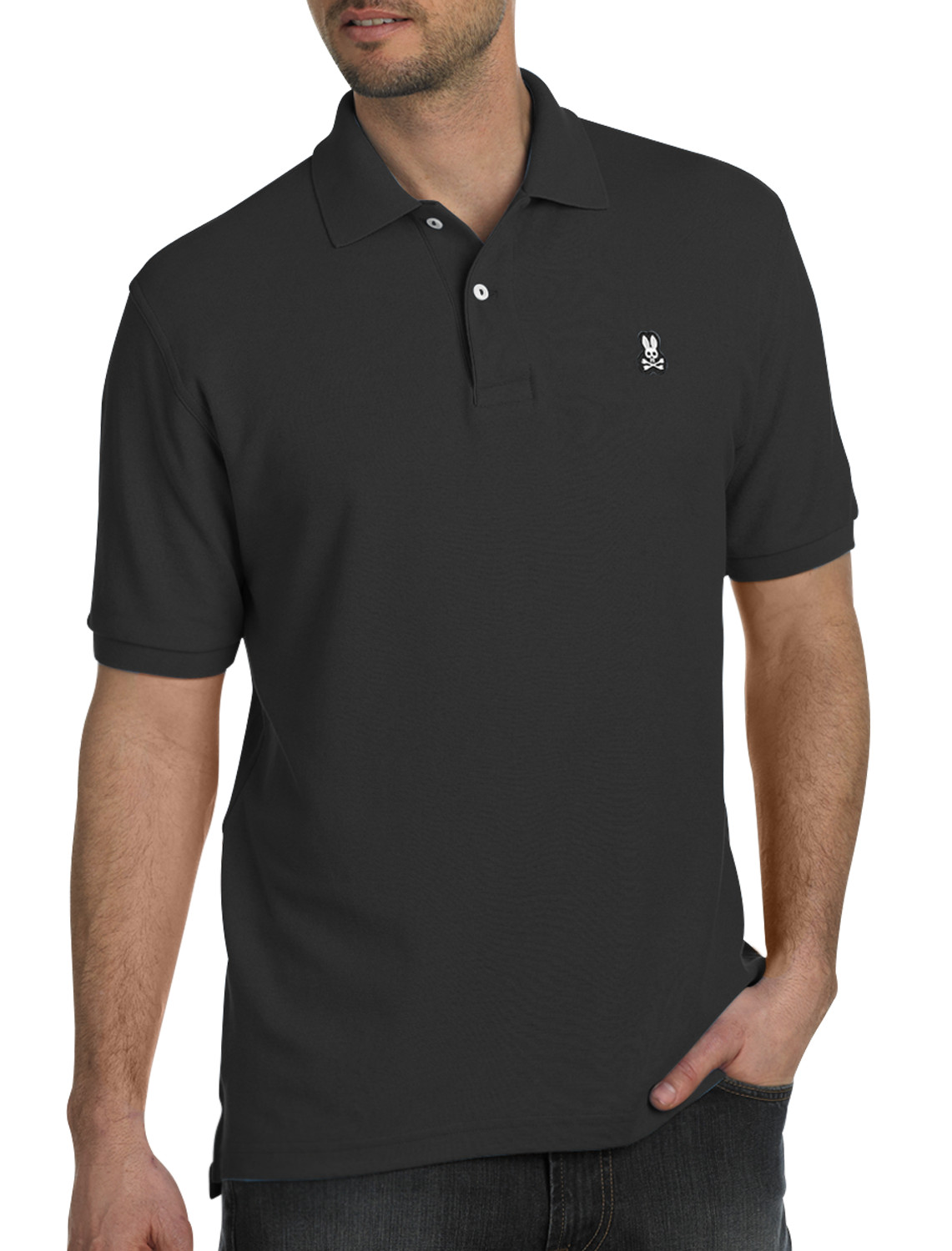 Psycho bunny outlet black polo